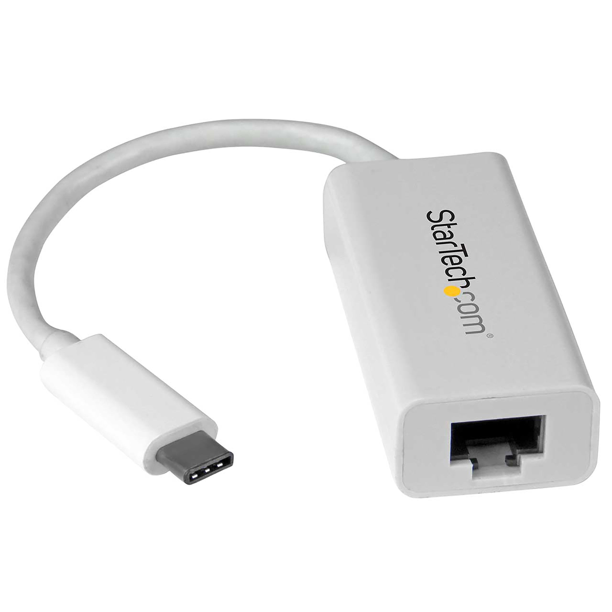 Startech.Com Usb C To Gigabit Ethernet Adapter   White   Usb 3.1 To Rj45 Lan Network Adapter   Usb Type C To Ethernet (Us1Gc30W)