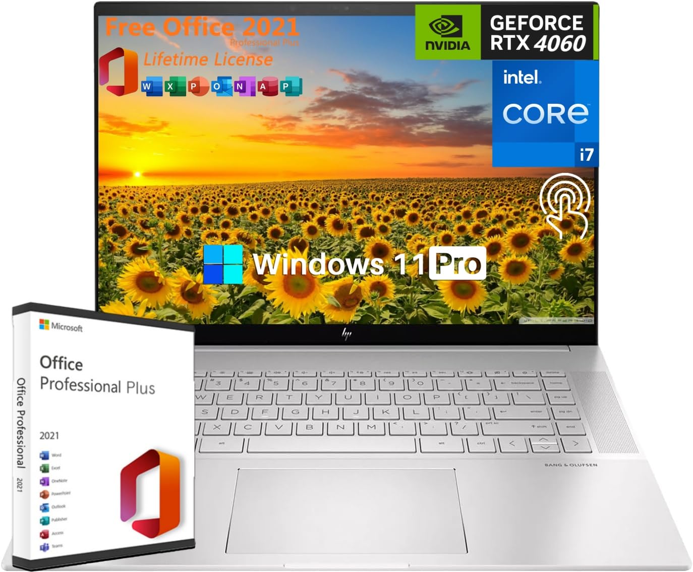 Hp Envy Gaming Business Laptop, 16'' Wqxga Touchscreen, Intel 14-Core I7-13700H, Nvidia Geforce Rtx 4060, 32 Gb Ddr5 Ram, 2 Tb S