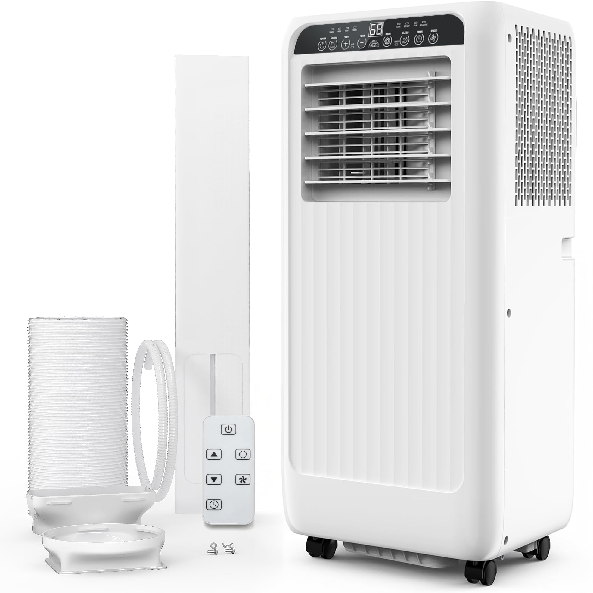 8000 BTU Portable Air Conditioners, 3 in-1 Portable AC Unit Up to 350 Sq.Ft with Dehumidifier, Quiet Air Conditioner with Remote