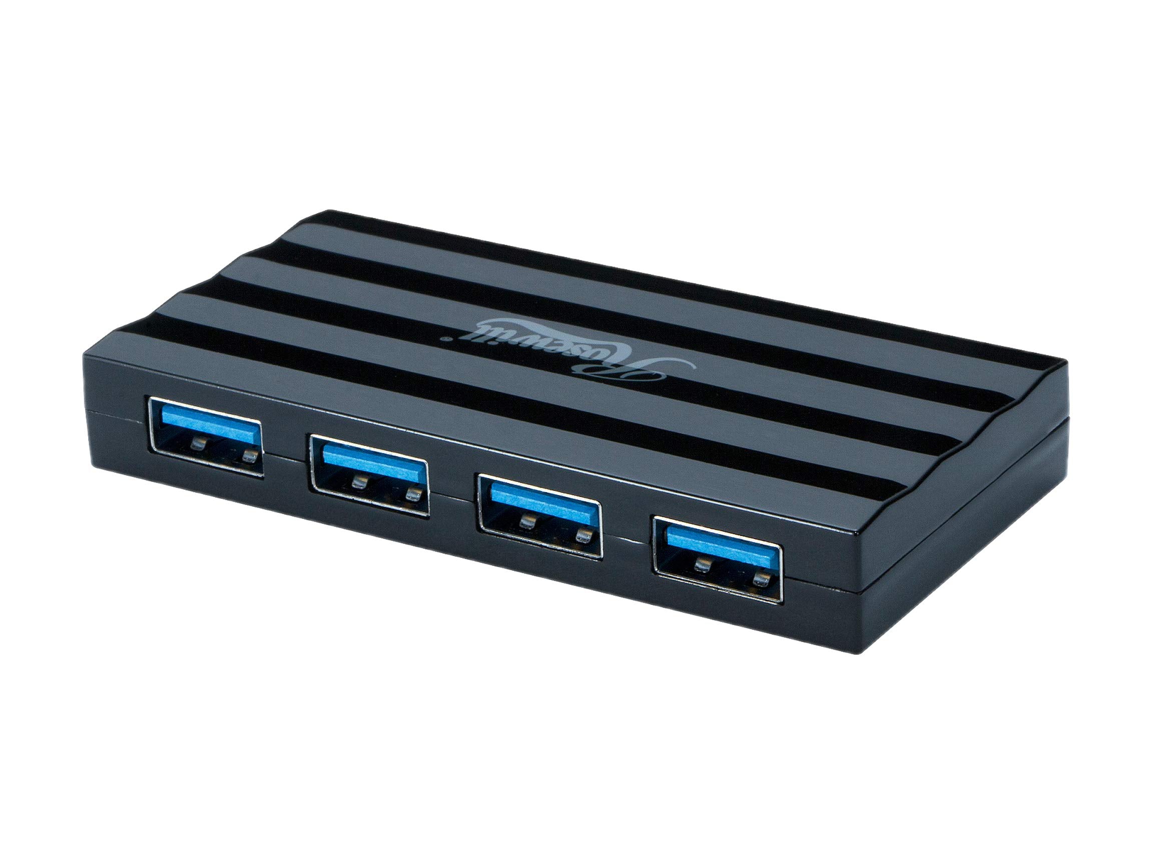 Rosewill Rhb 320B Usb 3.0 4 Ports Mini Hub With Built In Cable