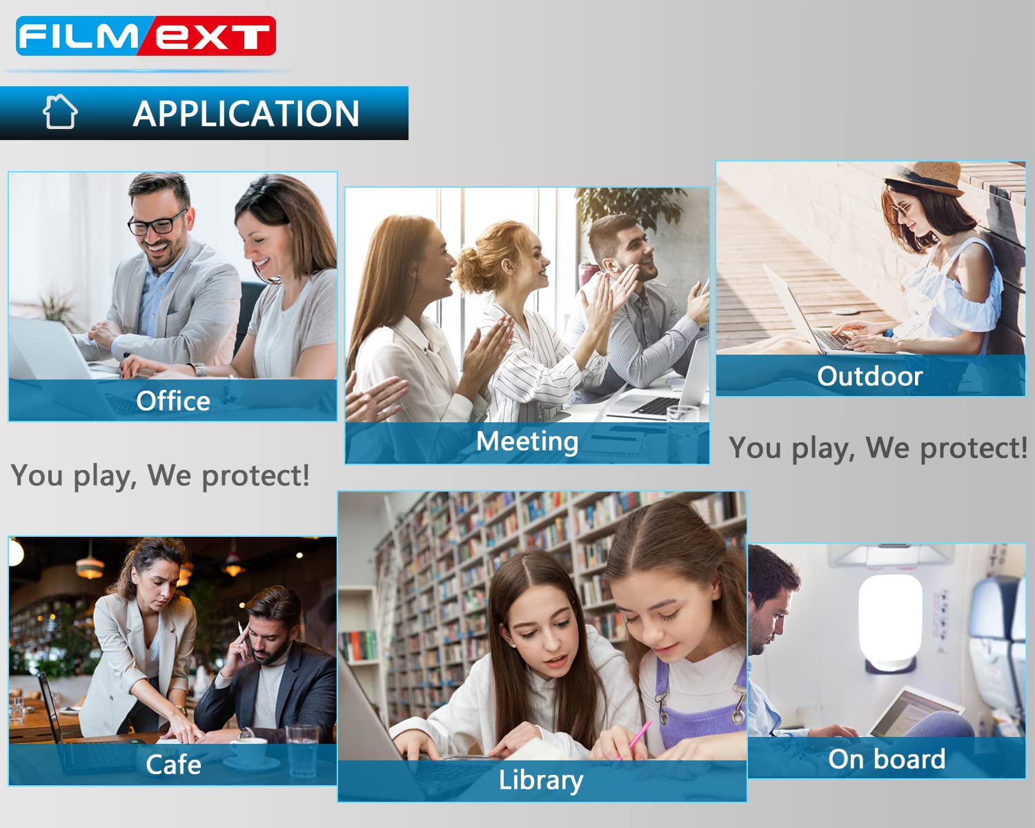 Filmext Magnetic Privacy Screen Macbook Pro 13 Inch(2016 2022, M1, M2)/Macbook Air 13 In(2018 2021, M1), Removable Anti Blue Lig