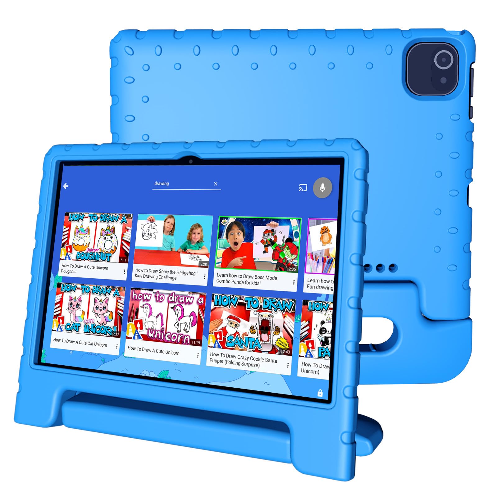 VNEIMQN Tablet for Kids, 10 Inch Kids Tablet Android 13, 4GB+64GB, Octa-Core, WiFi 6, 12H Battery, Kids Space, Parental Control 