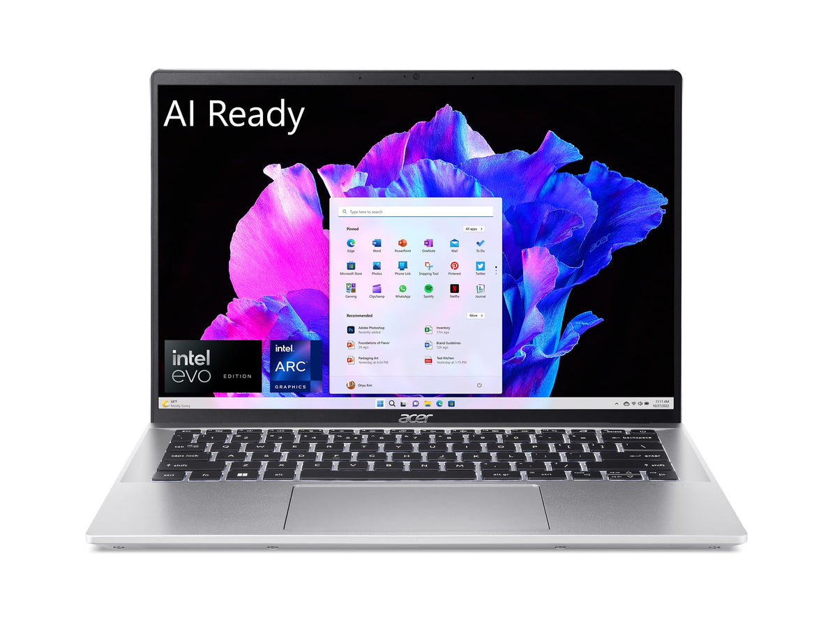 Acer Swift Go 14 Intel Evo Thin & Light Laptop | 14'' 1920 X 1200 Touch Display | Unlock Ai Experiences | Intel Core Ultra 7 Pro