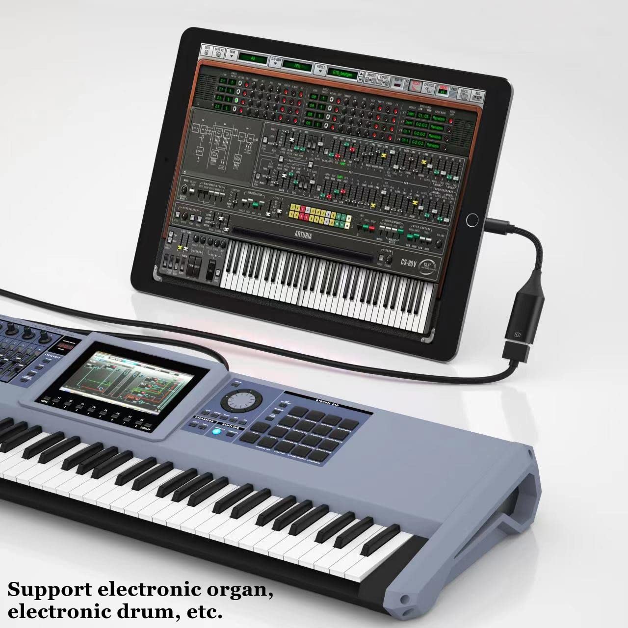 Ivshowco Usb Camera Adapter For Phone, Target Usb Otg Cable Adapter For Pad, Support Usb Flash Drive, Card Reader, Mouse, Keyboard, Midi