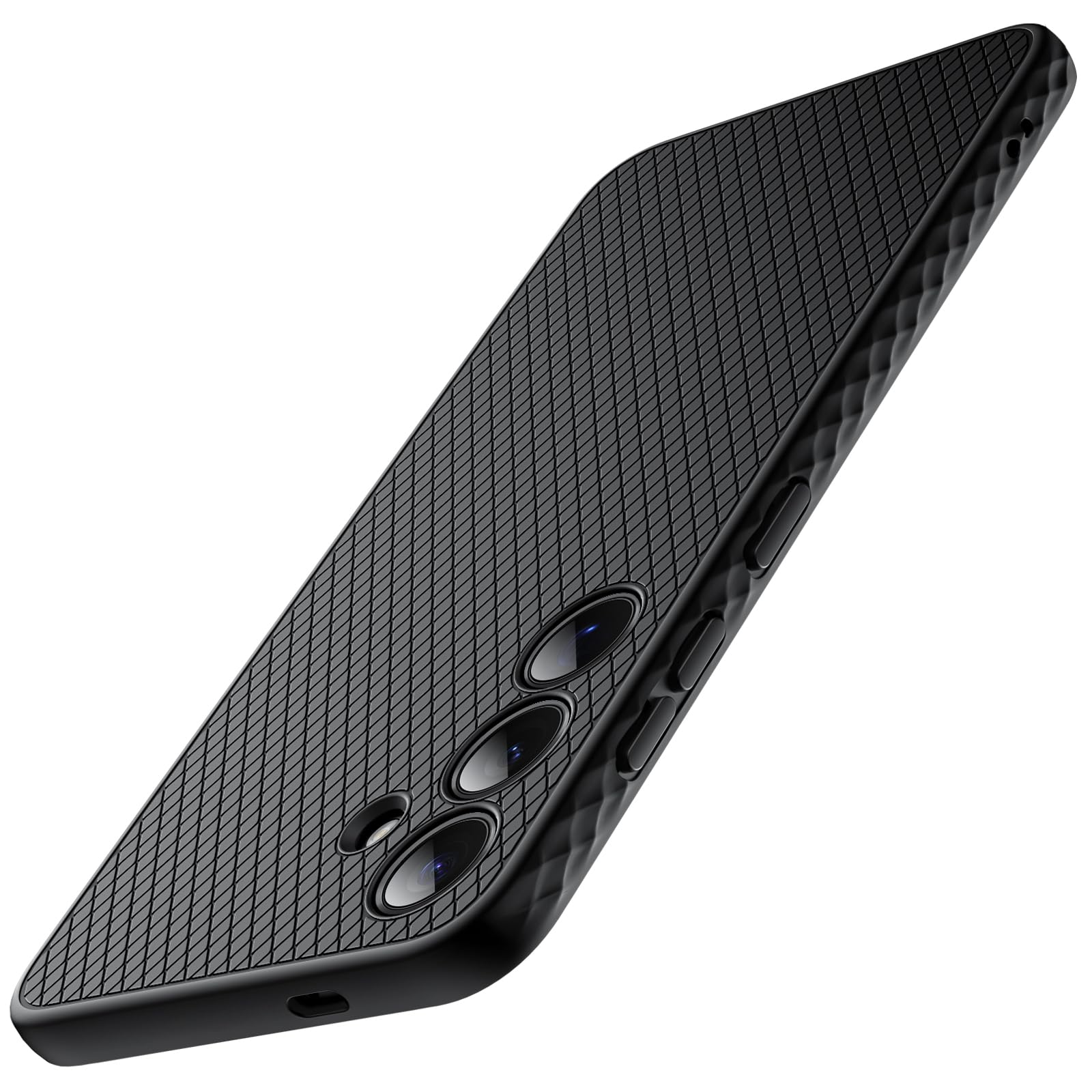 JETech Grip Case for Samsung Galaxy S24, Soft TPU Slim Fit Protective Phone Cover with Camera Lens Full Protection, Shockproof (