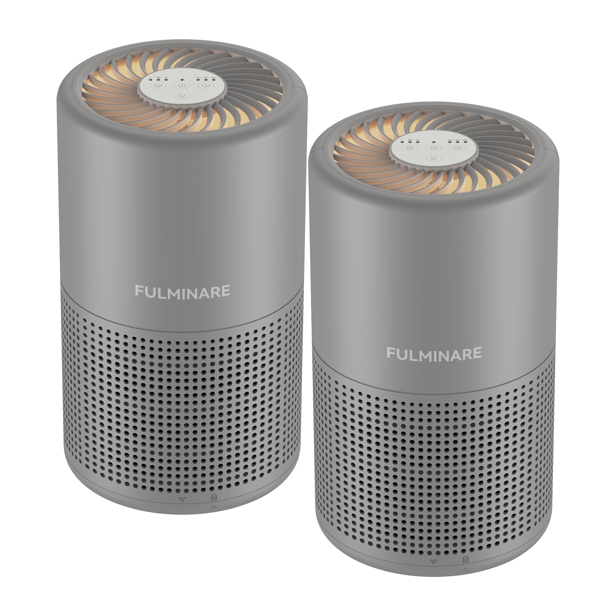 FULMINARE Air Purifiers for Home H13 True HEPA Air Filter Quiet Air Cleaner With Night Light Portable Small Air Purifier for Bed