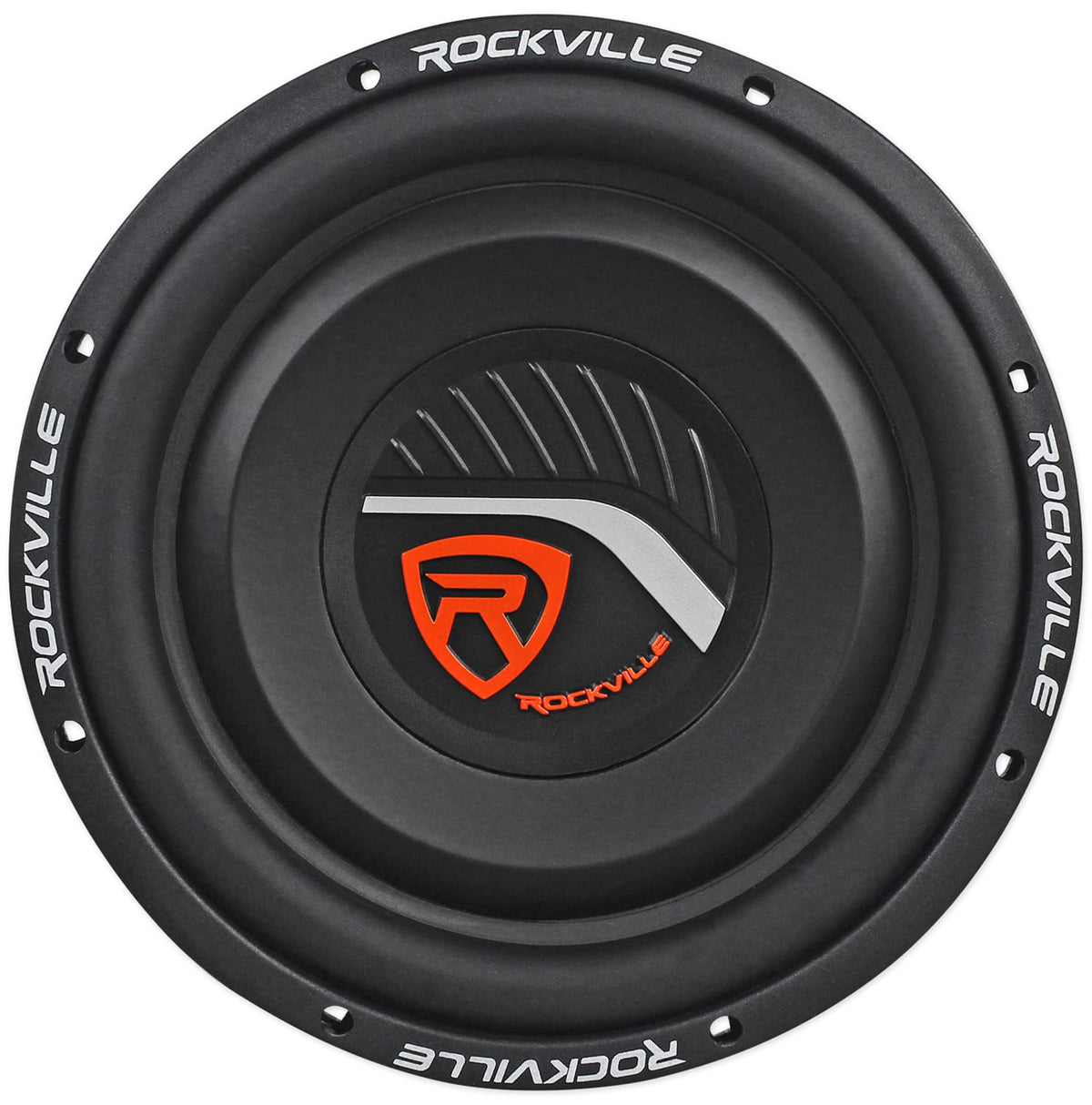 Rockville W12T4S4 12' Shallow Mount 1400w Peak Car Subwoofer 4-Ohm Sub 350w RMS CEA Rated