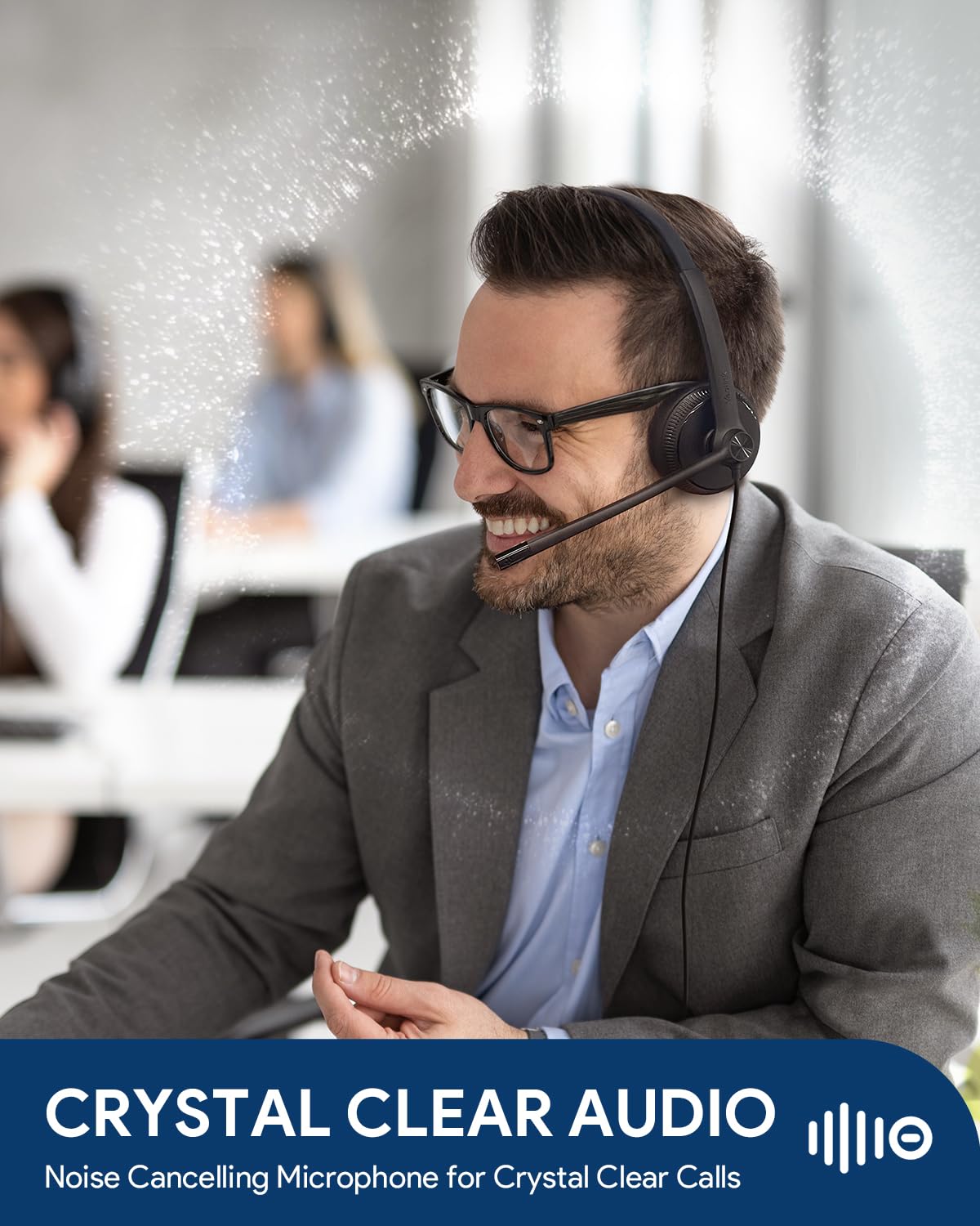 Yealink Uh34 Usb Headset With Mic,Usb-A 3.5Mm Jack Wired Headphones With Noise Cancelling Microphone,In-Line Control For Mac Pc