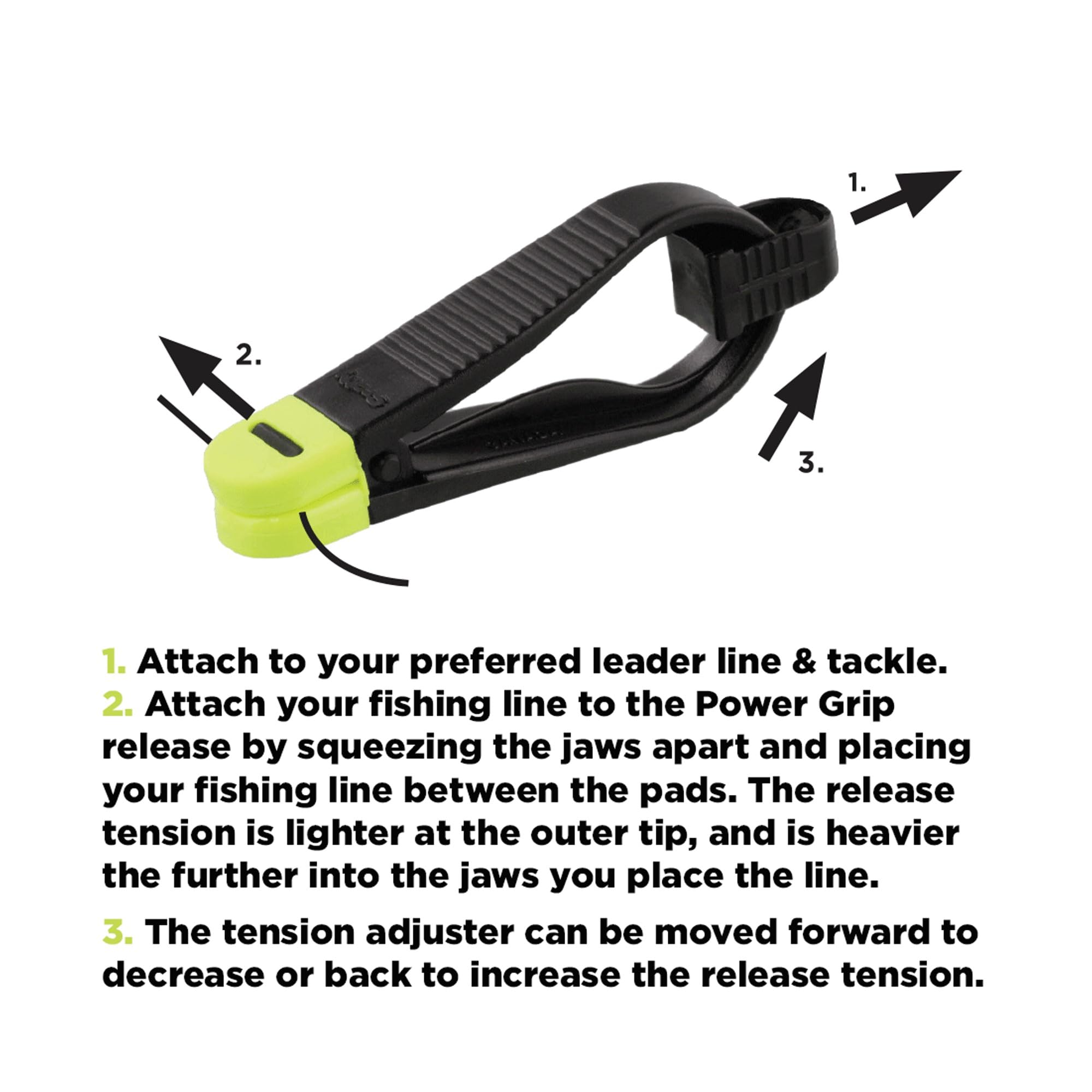 Scotty #1174-Bucket Power Grip Plus Release (Bulk) (Not Rigged), Black, 40 Per Bucket,WBHNHB00F5E552E