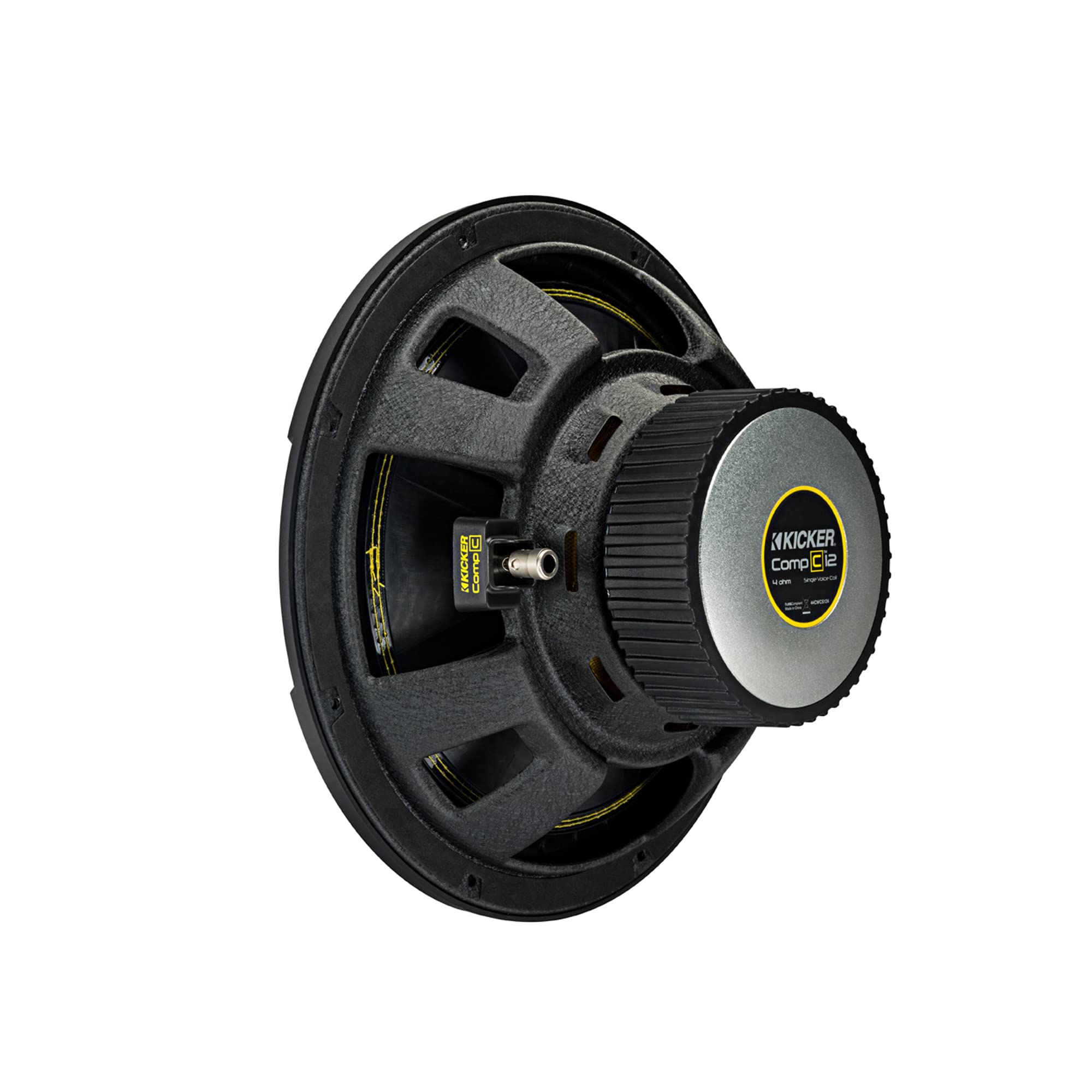 Kicker Cwcs124 Compc 12'' Subwoofer Single Voice Coil 4 Ohm