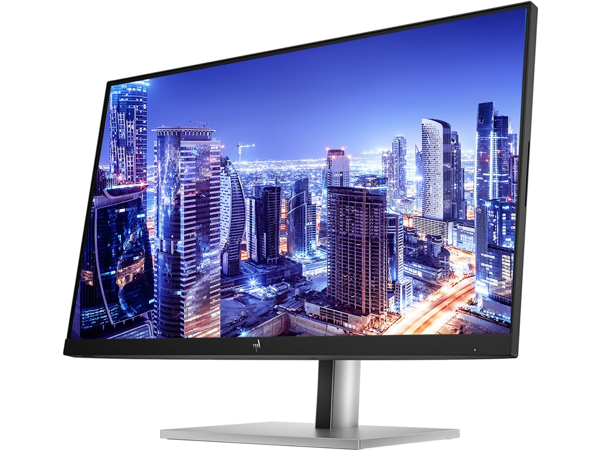 Hp Elitedisplay E27 G5 27 Inch Full Hd Led-Backlit Lcd Ips Monitor, 2-Pack Bundle With Hdmi, Usb Hub, And Displayport