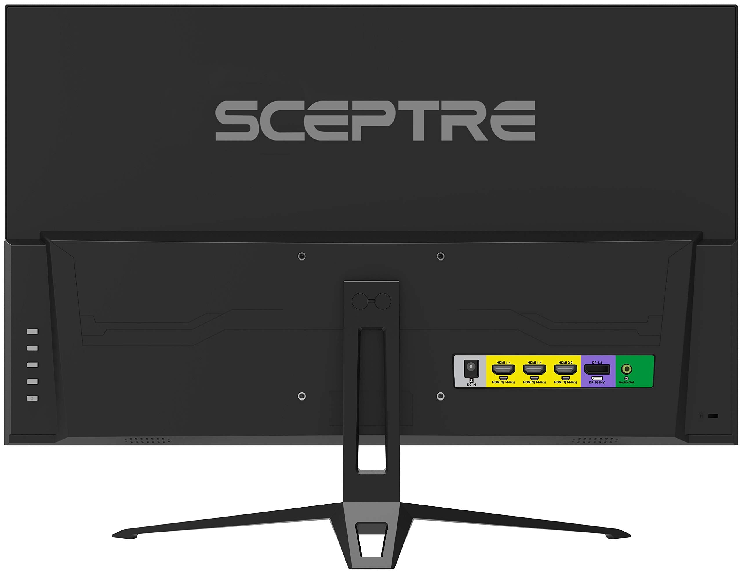 Sceptre 27-Inch Ips Gaming Monitor 165Hz 144Hz Hdmi Displayport 99% Srgb Amd Freesync Fps Rts Build-In Speakers Machine Black