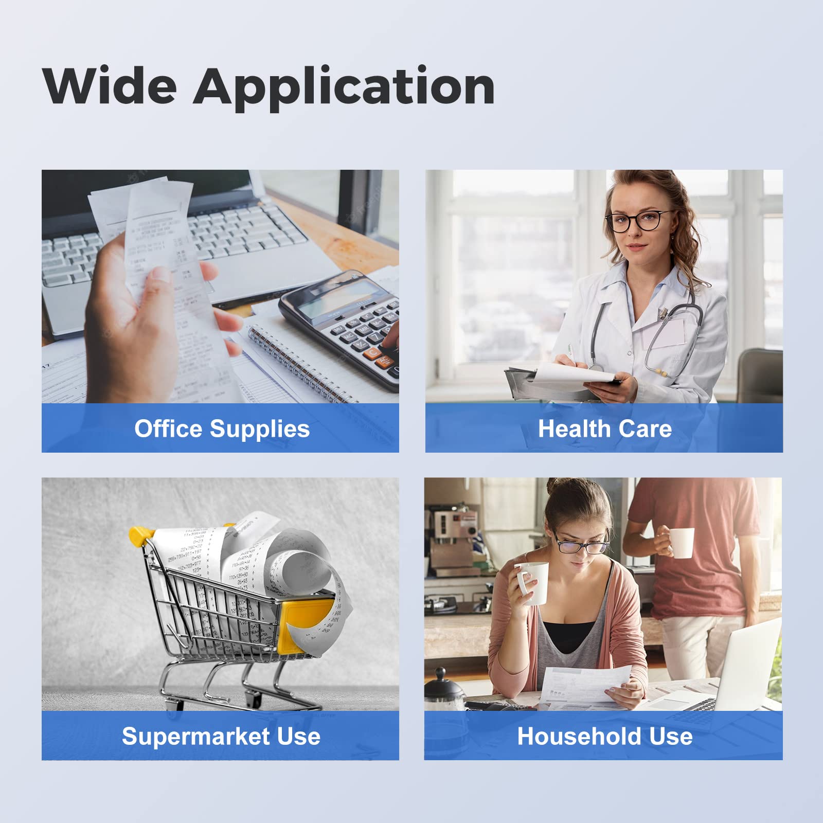 5 Pack Ir40T Mycartridge For Ir40T Ir 40T Compatible With Sharp El 1750V El 1801V, Casio Hr 100Tm Hr 170Rc Canon P23 Dhv Cp13 Calculator (Individual Packaging,Black And Red)