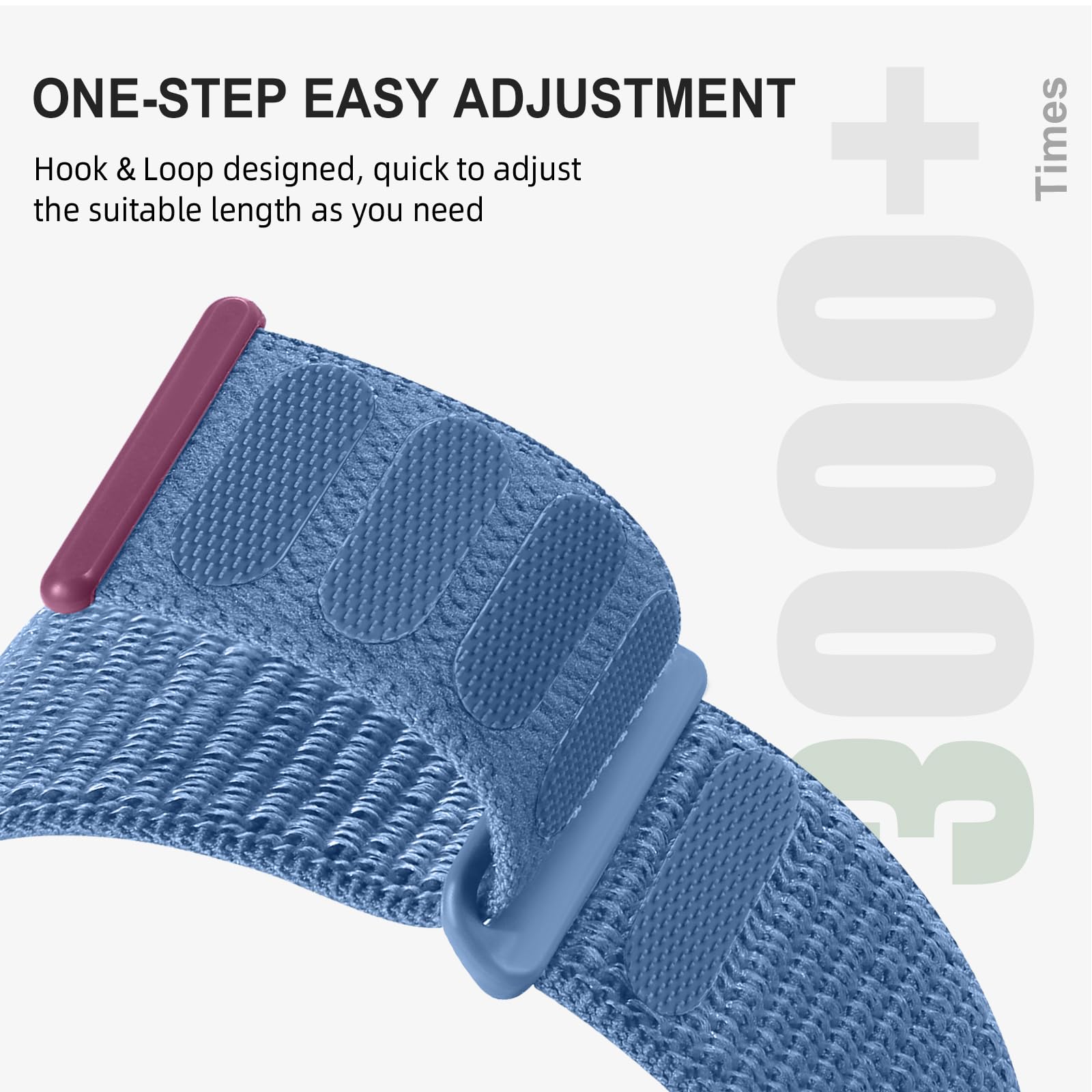 Getino Compatible For Apple Watch Band 40Mm 41Mm 38Mm 42Mm 46Mm 44Mm 45Mm 49Mm, Adjustable Stretchy Nylon Weave Sport Strap For