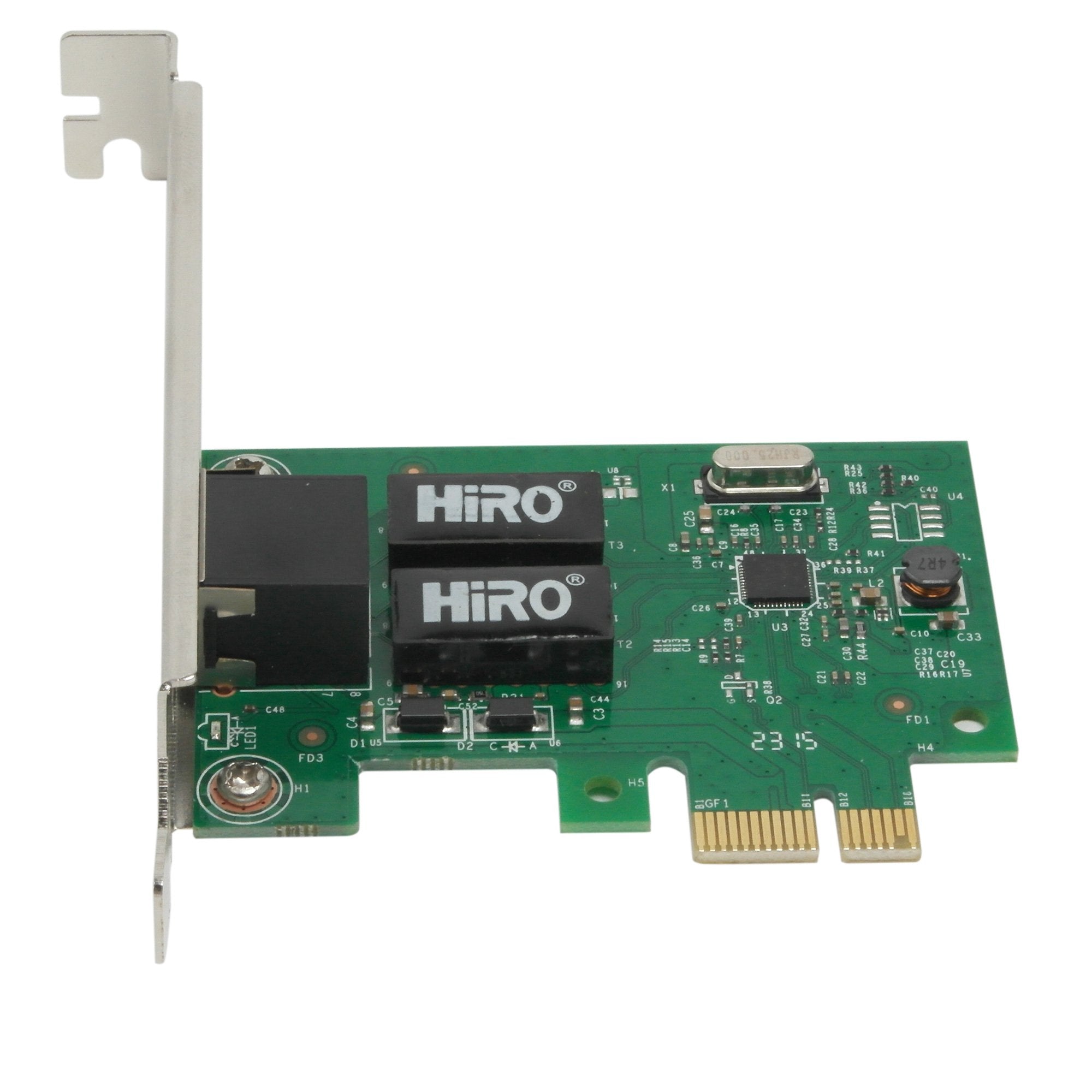 Hiro H50303 10/100/1000 Internal Pci Express Pcie Pci-E X1 Gigabit Ethernet Card Windows 10 8.1 8 32-Bit 64-Bit Driverless Insta