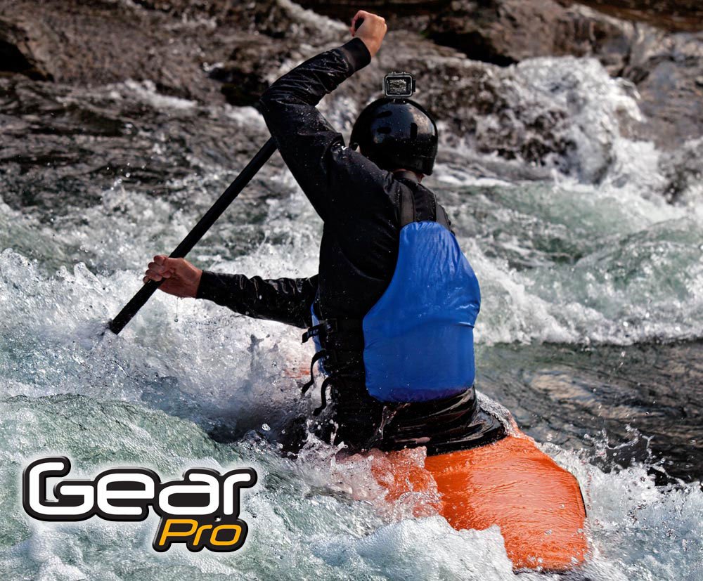 Gear Pro Sports Action Camera   Hd 1080P Mini Camcorder W/ 12 Mp Cam, 2.4'' Touch Screen Usb Sd Card Hdmi, Battery   Waterproof