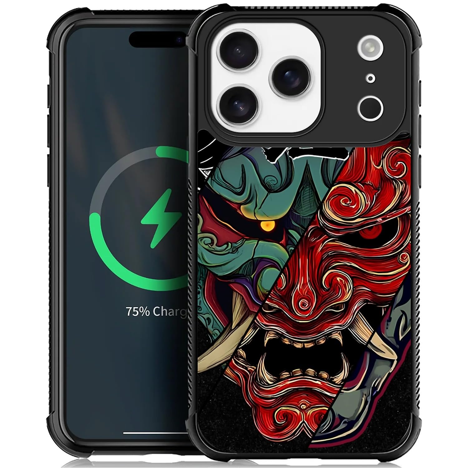Deaorew for iPhone 17 Pro Case | Compatible with MagSafe | Classic Slim Cover Design | Japanese Samurai