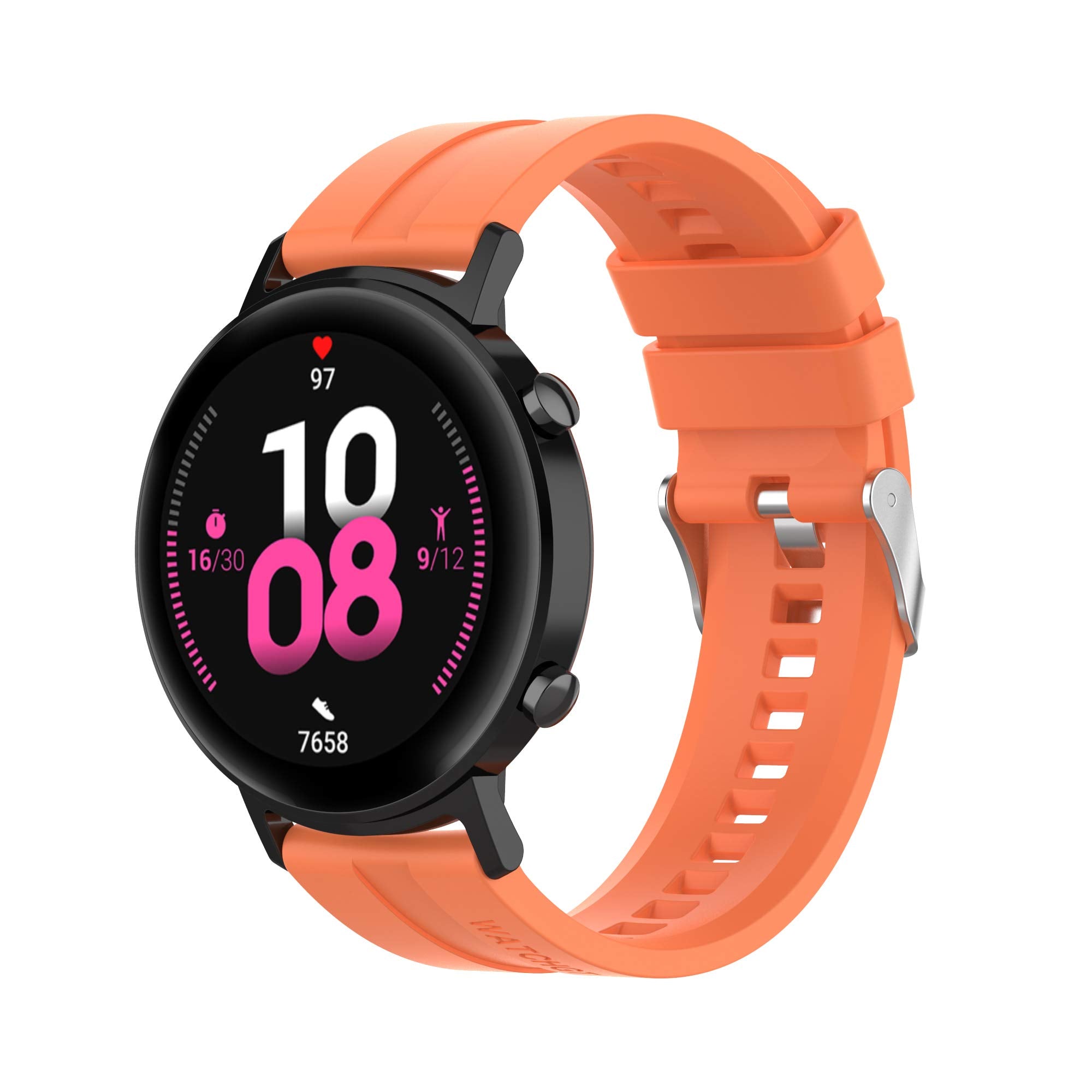 Senter Band For Huawei Watch Gt2 42Mm Band,20Mm Soft Silicone Sport Replacement Strap Band Compatible With Huawei Watch Gt2 42Mm