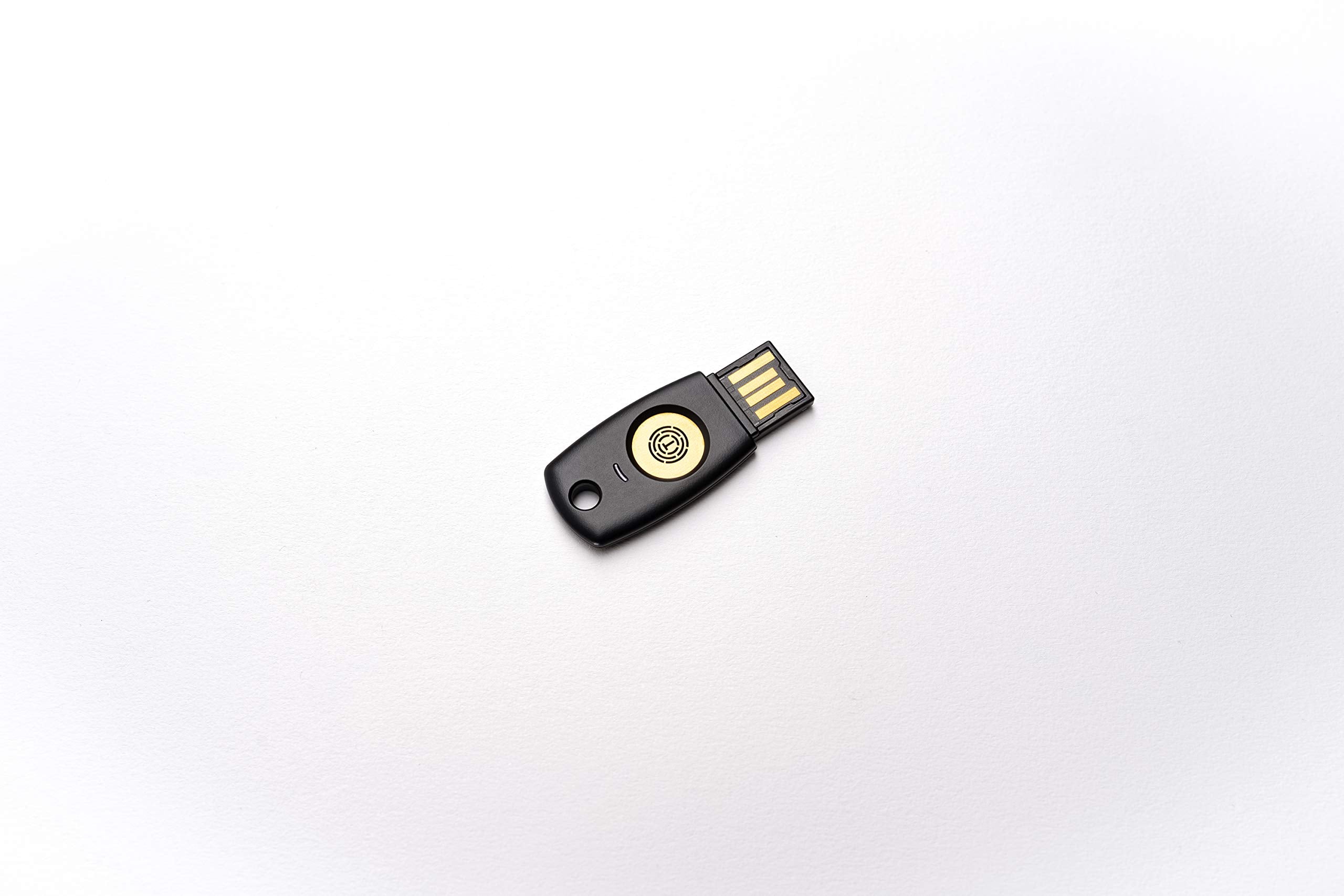 Trustkey FIDO2 U2F Security Key - 2FA USB-A Key, Black, Small, Model 10000110, PIN+Touch (Non-Biometric)