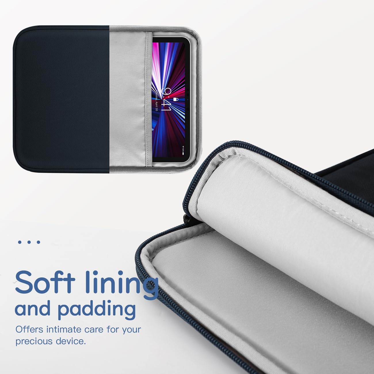 Dadanism 12.9 Inch Tablet Sleeve Bag Carrying Case For Ipad Pro 12.9 M2 6Th/5Th/4Th/3Rd Gen, Ipad Pro 13 M4 2024, Ipad Air 13 20