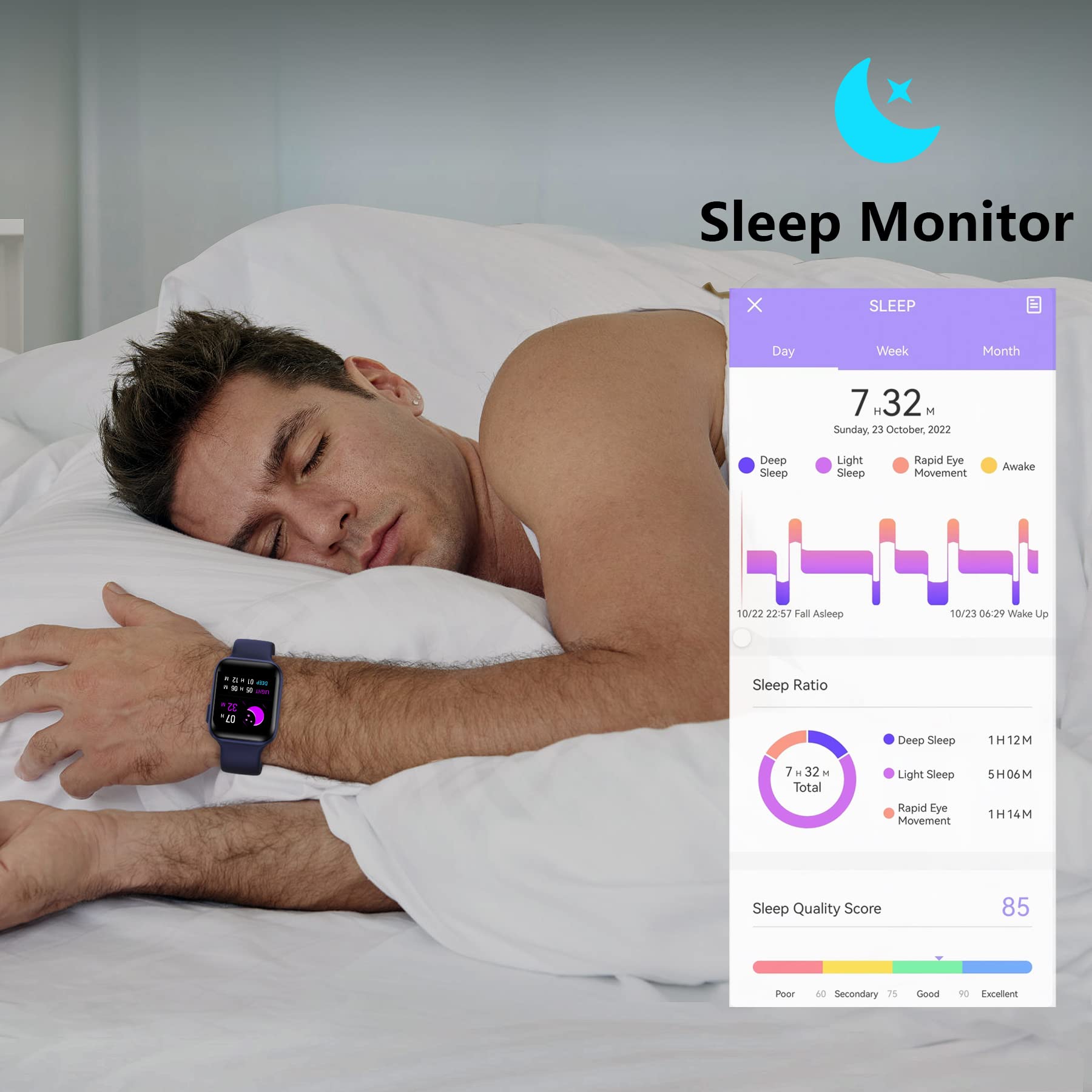 Bribejat Smart Watch For Men Women (Answer/Make Call), Hd 1.75 Zinc Alloy Case Smartwatch, Waterproof Fitness Tracker Pedometer