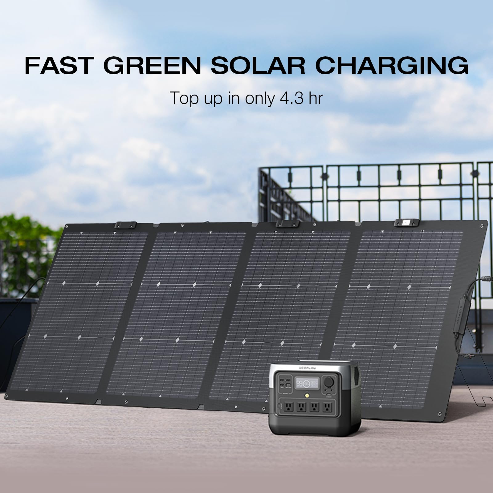 Ef Ecoflow Solar Generator River 2 Pro 768Wh Lifepo4 Battery With 220W Solar Panel, 4X800W Ac Outlets (1600W Surge), Portable Po