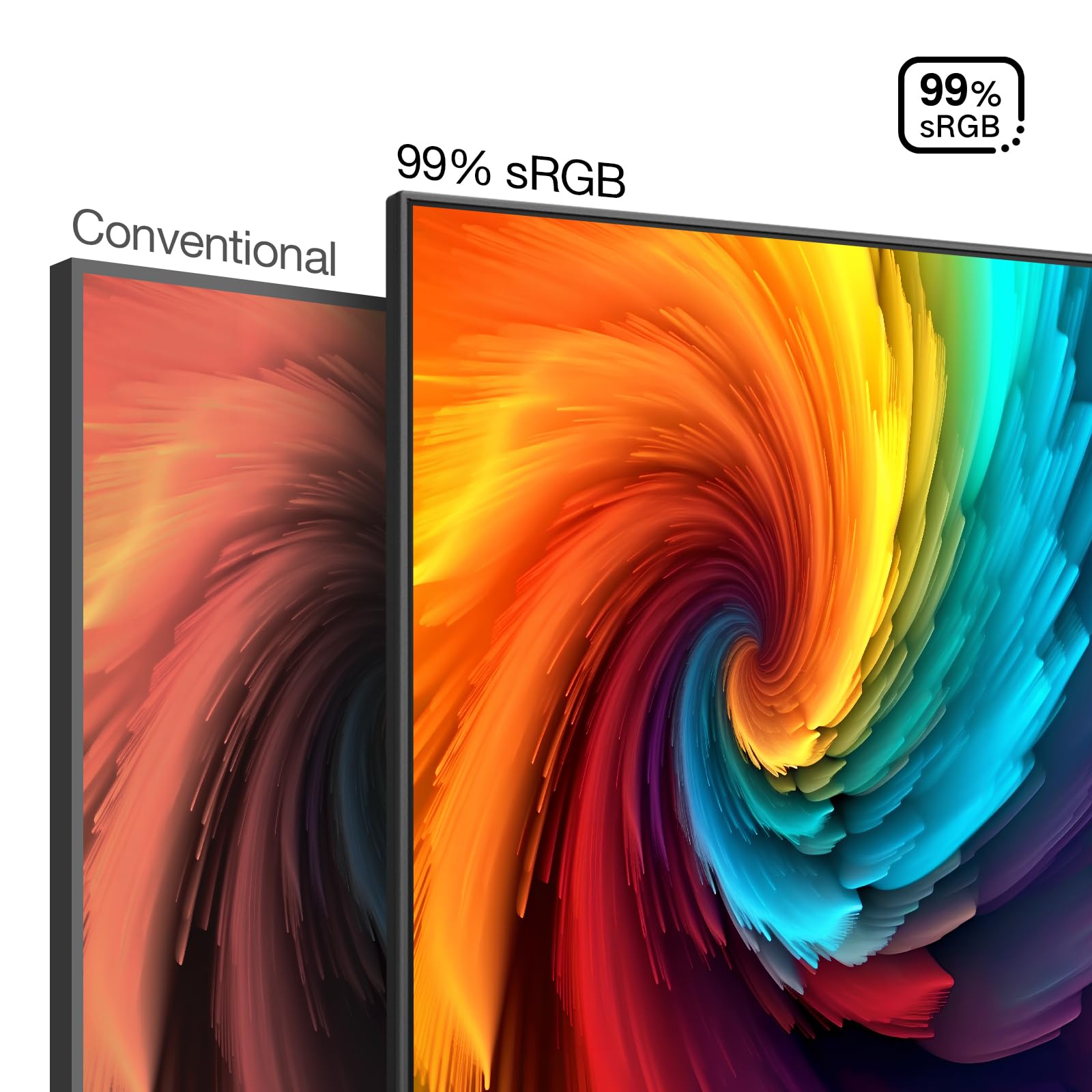 Koorui 24 Inch Computer Monitor, Fhd Pc Monitors 1920 X 1080P Ips Display 75Hz, Hdmi, Vga, 5Ms Response Time, 75 X 75 Mm Vesa Mo