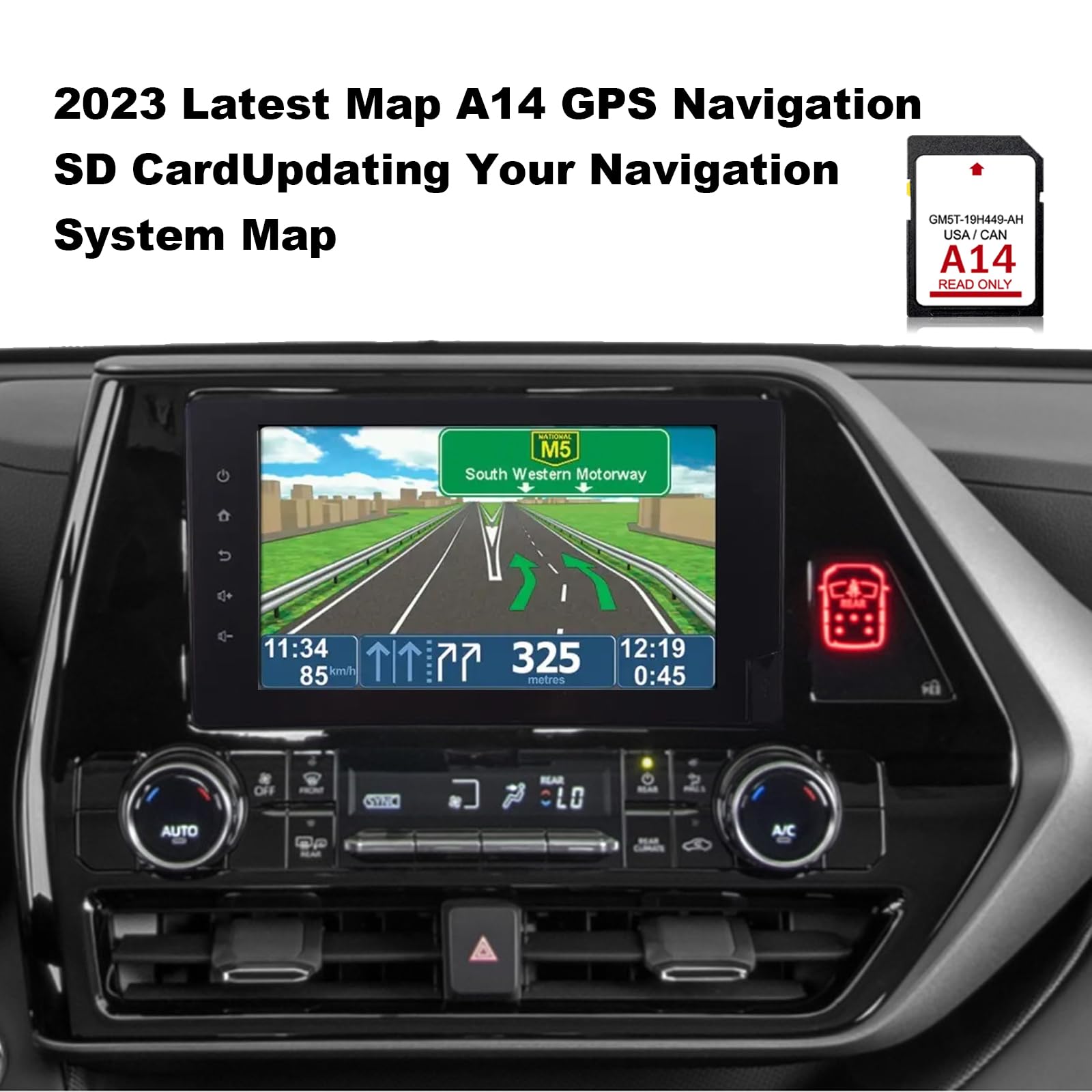 2023 Latest Version A14 Ford Navigation Sd Card Compatible With Ford/Lincoln F 150 Super Duty Edge Escape Expedition Explorer Fo