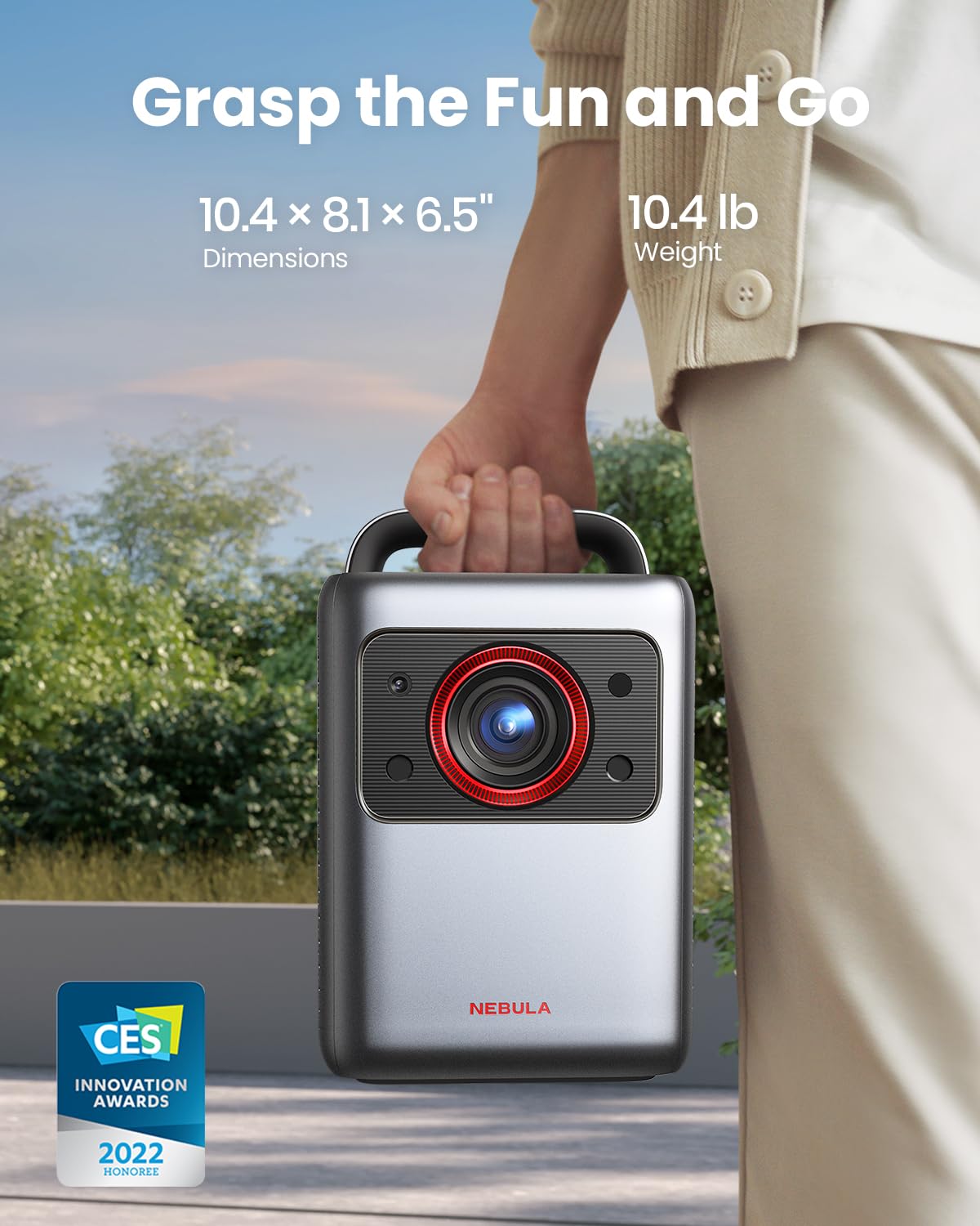 Nebula By Anker Cosmos Laser 4K Projector(Upgraded), 2200 Ansi Lumens, Android Tv 10.0 With Dongle, Autofocus, Auto Keystone Cor