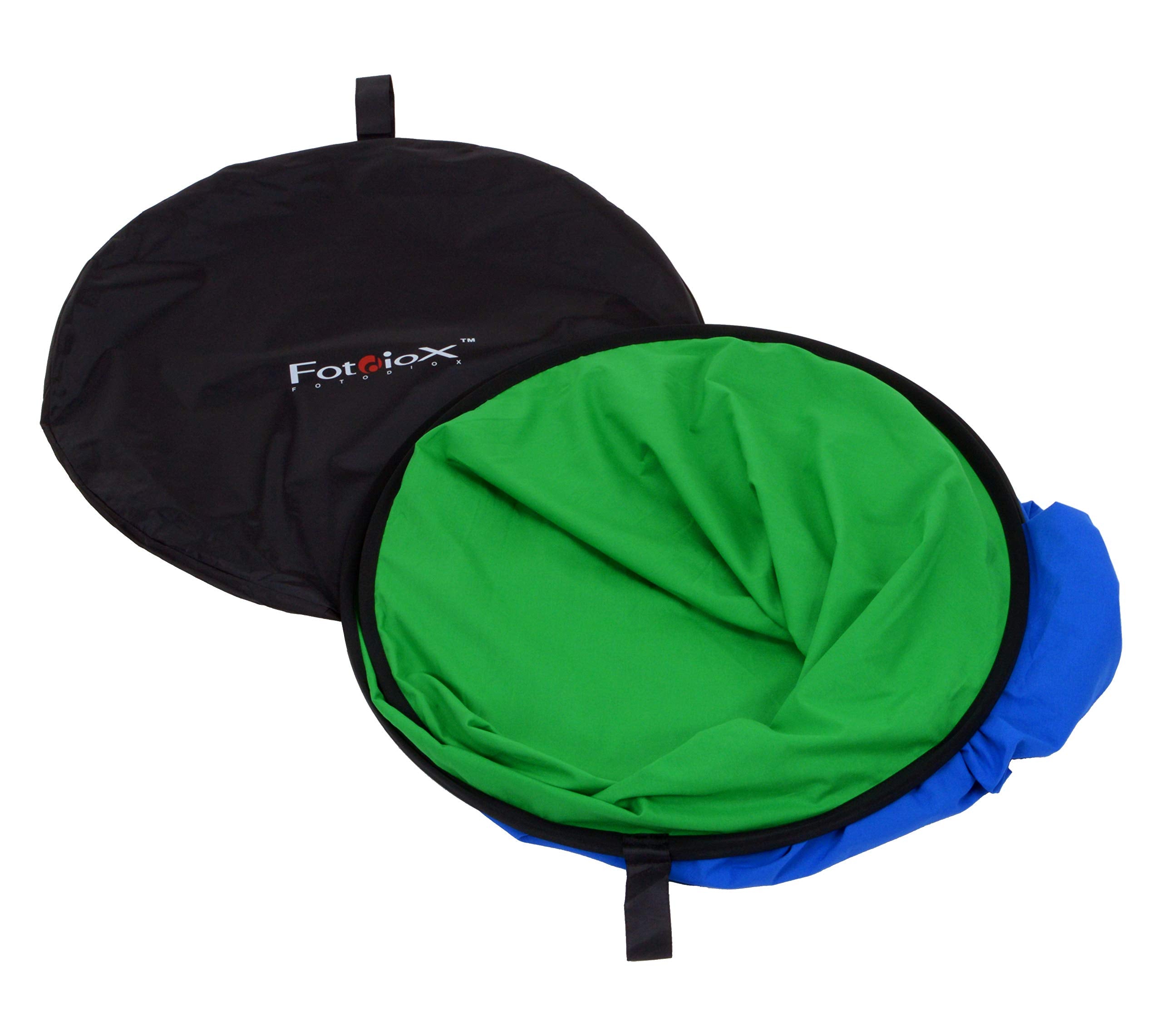 Fotodiox Pro Collapsible Background - 5X7 Chromakey Green/Chromakey Blue 2-In-1 Background Panel