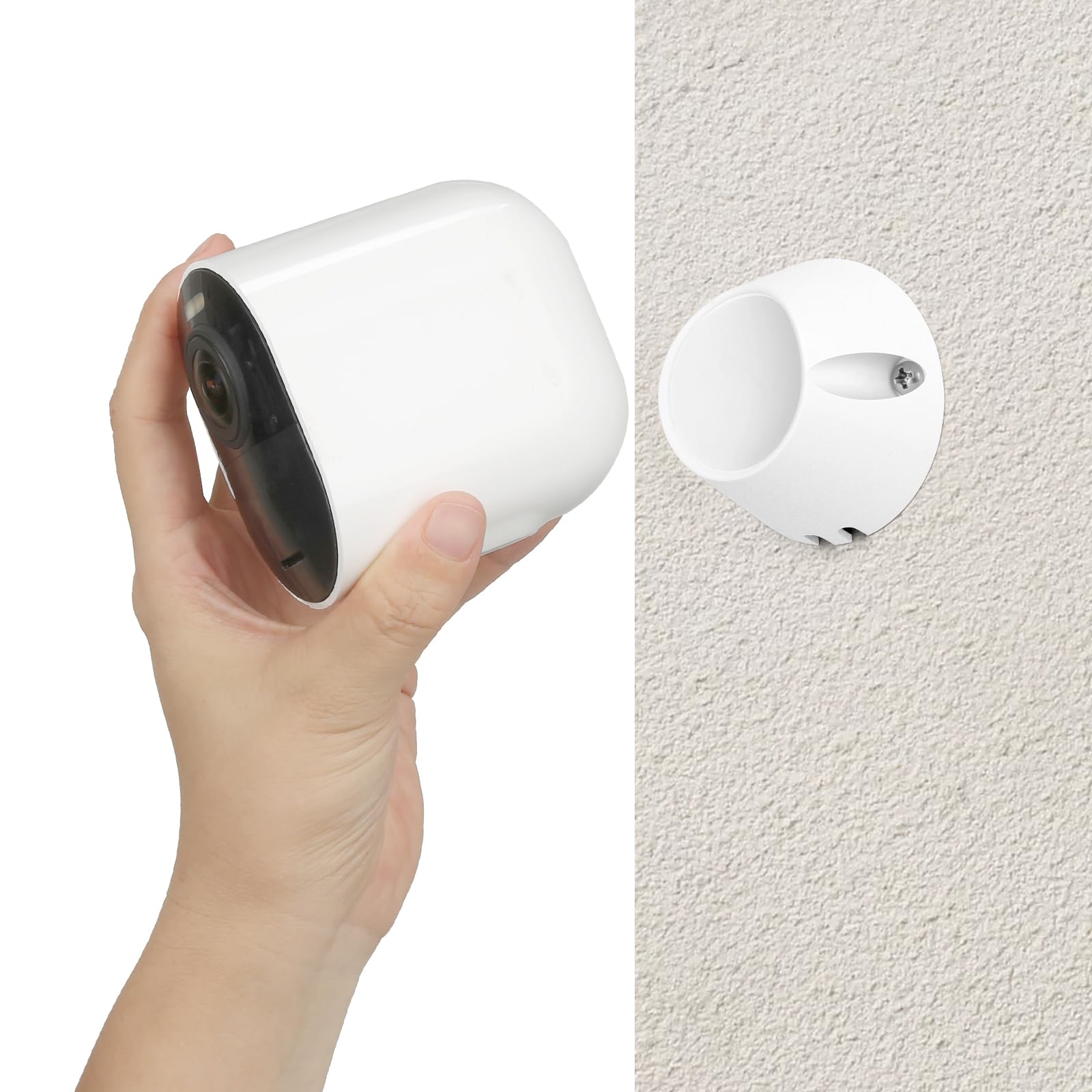 Uyodm 2 Pack Magnetic Wall Mounts Design For Arlo Pro 5S 2K, Pro 4, Pro 3, Ultra 2, And Ultra Cameras, Upgrade Accessories For Arlo Easy To Install And Remove, 360� Adjustable To Get The Perfect Angle