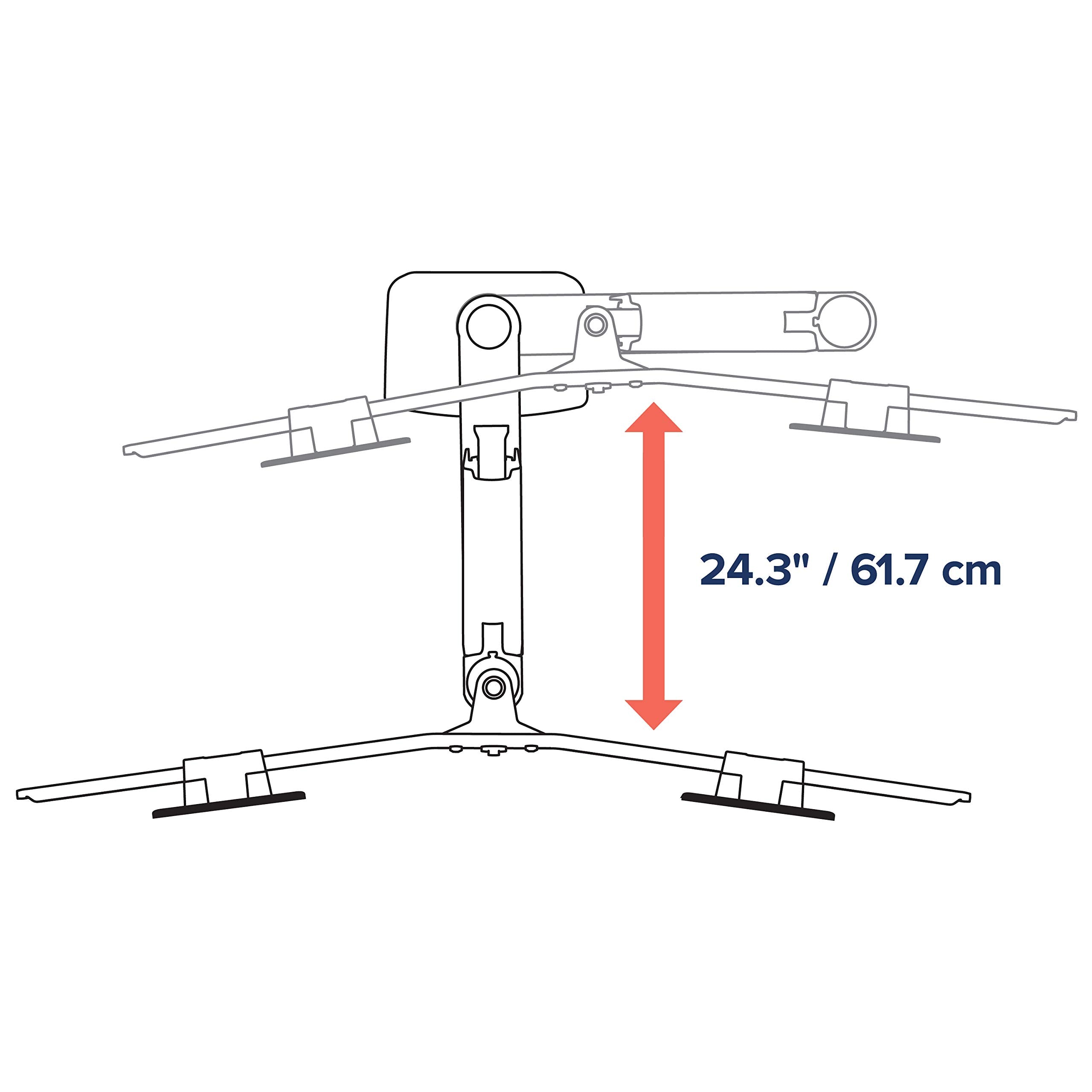 Ergotron � LX Dual Direct Monitor Arm, VESA Desk Mount � for 2 Monitors Up to 25 Inches, 2 to 11 lbs Each � White