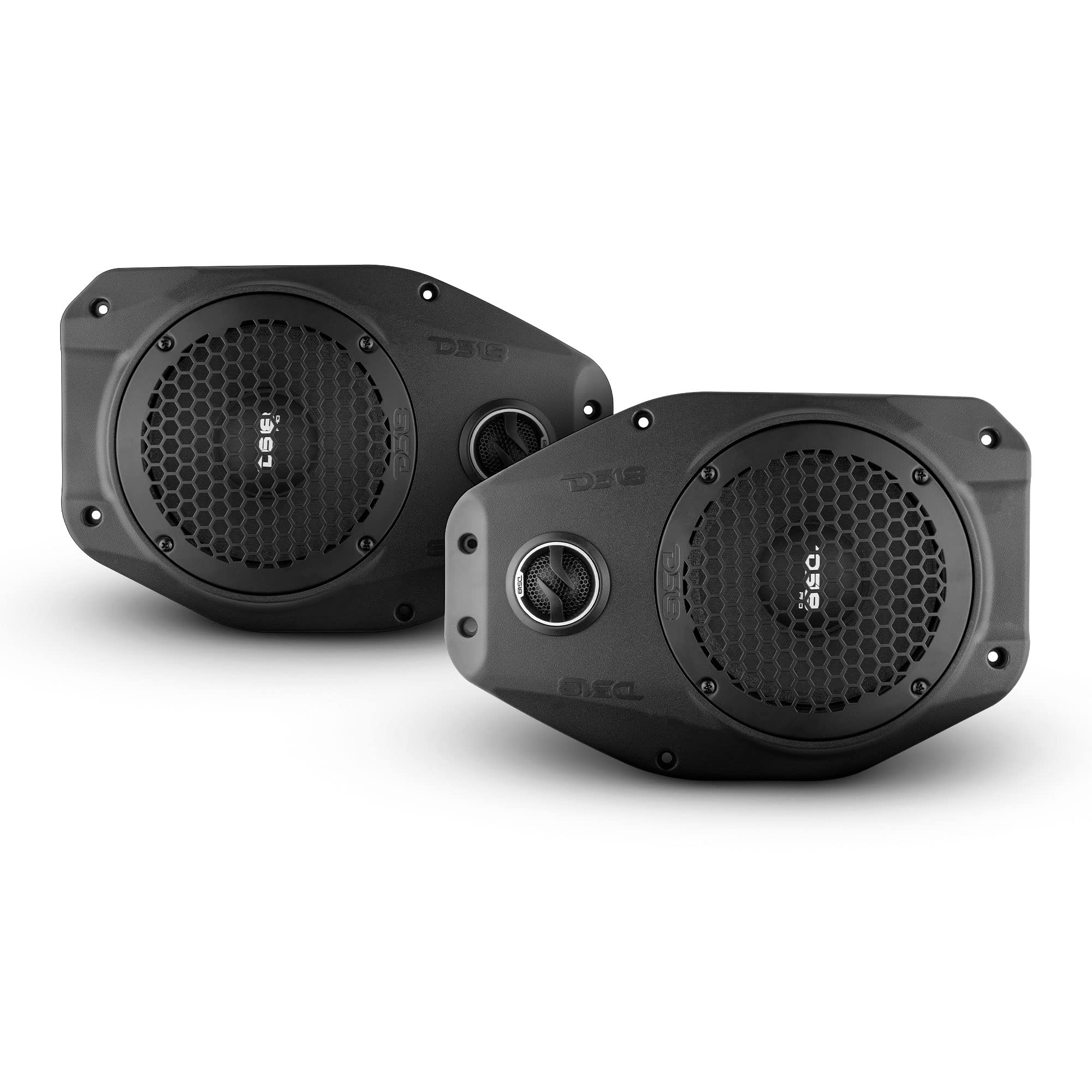DS18 JL-SB6 Plug & Play Sound Bar Enclosure Upgrade with 6.5 Neodymium Mid-Range and Tweeter Compatible with Jeep Wrangler JL/JL