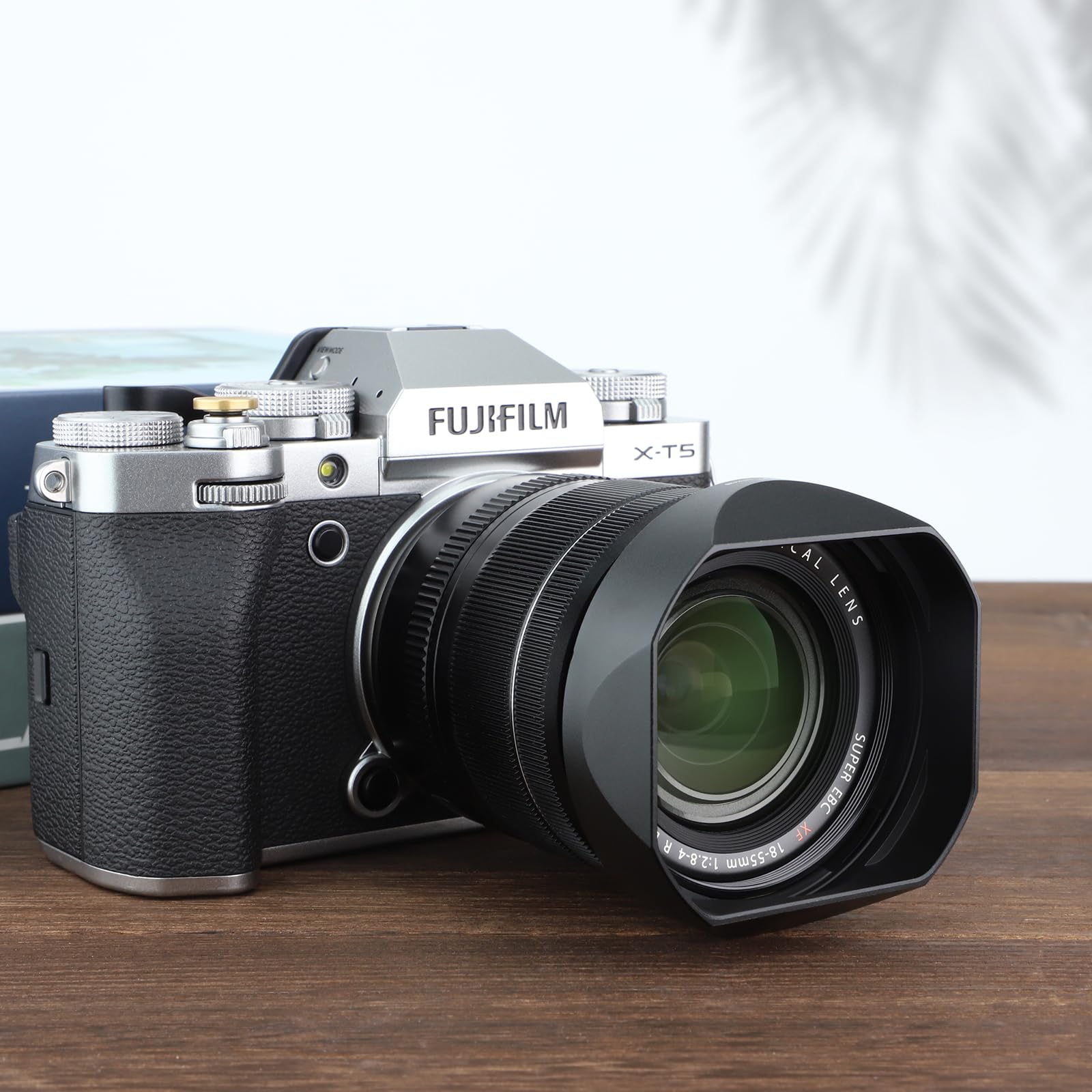 Haoge Lh X13B Metal Square Lens Hood For Fuji Fujifilm Xf 18 55Mm F2.8 4 R Lm Ois Lens And Fujinon Xf 14Mm F2.8 R Lens (New Vers