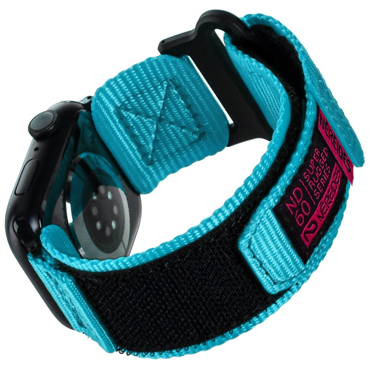 Nereides Compatible With Apple Watch Band Ultra 1/2, Nylon Sports Strap With Woven Design For 49Mm (L, Al Aqua)