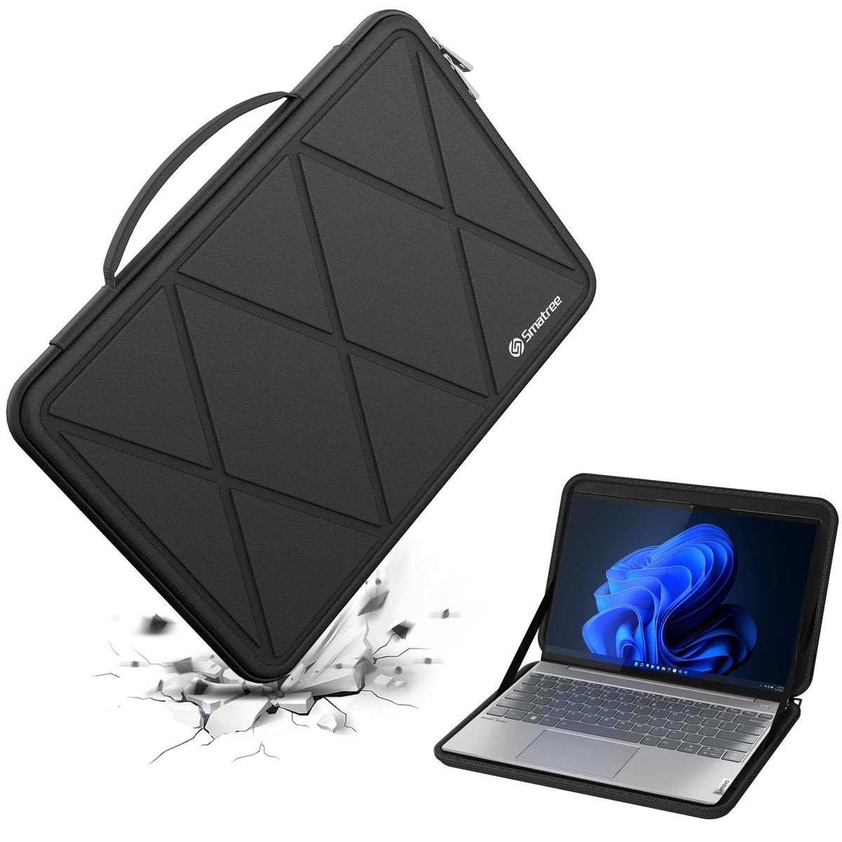 Smatree Hard EVA Protective Sleeve Case Compatible for 14 inch Lenovo ThinkBook 14s Yoga Gen 3 2 in 1 Laptop/ThinkBook 14s Yoga Gen 2 Laptop, for 14 inch Lenovo Yoga 9i 2 in 1 Laptop Sleeve (X8040)