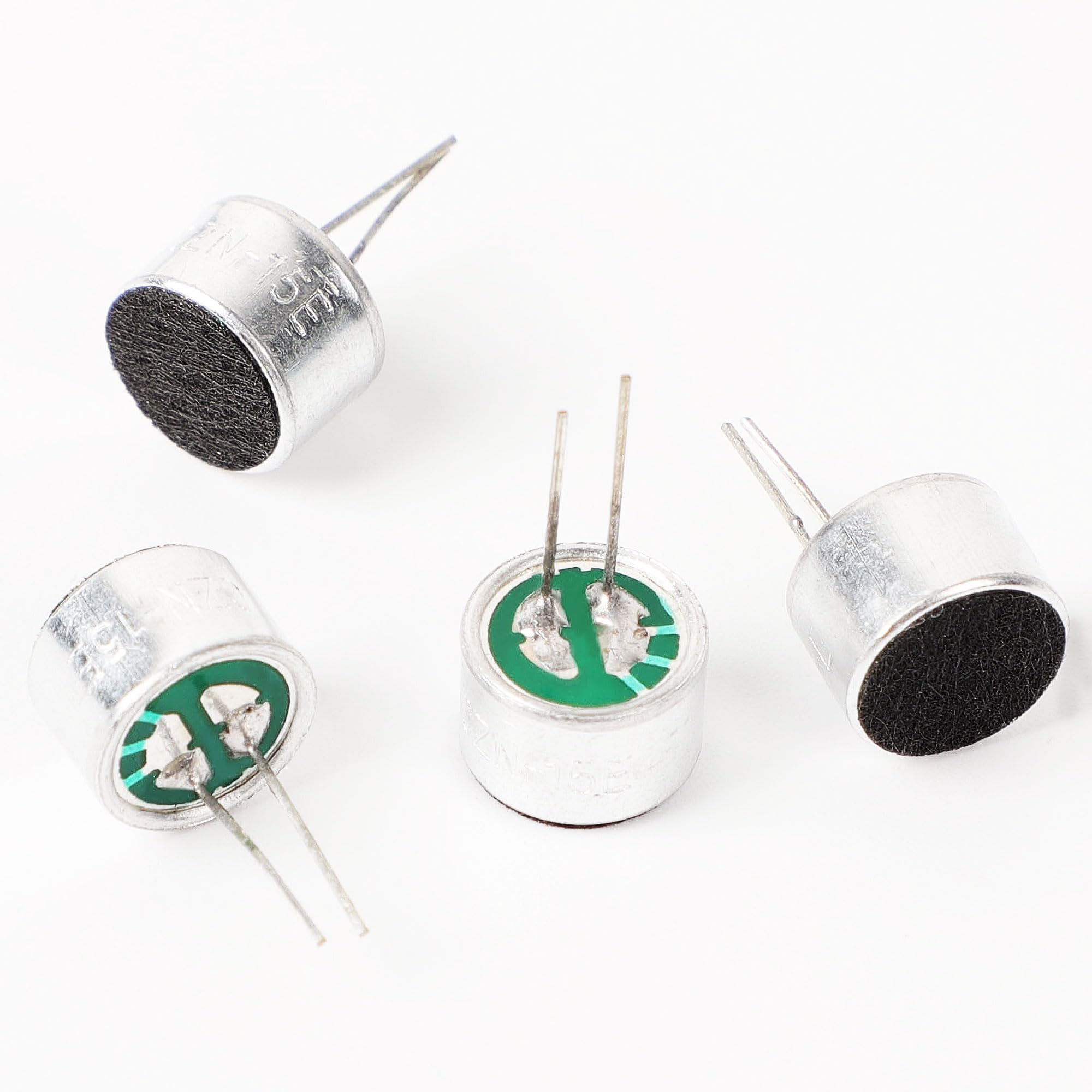 Uxcell 8Pcs Cylindrical Electret Condenser Microphone Pickup 85Db Through Hole Mini Electret Condenser Mic With 2 Pins 10X7Mm Fo