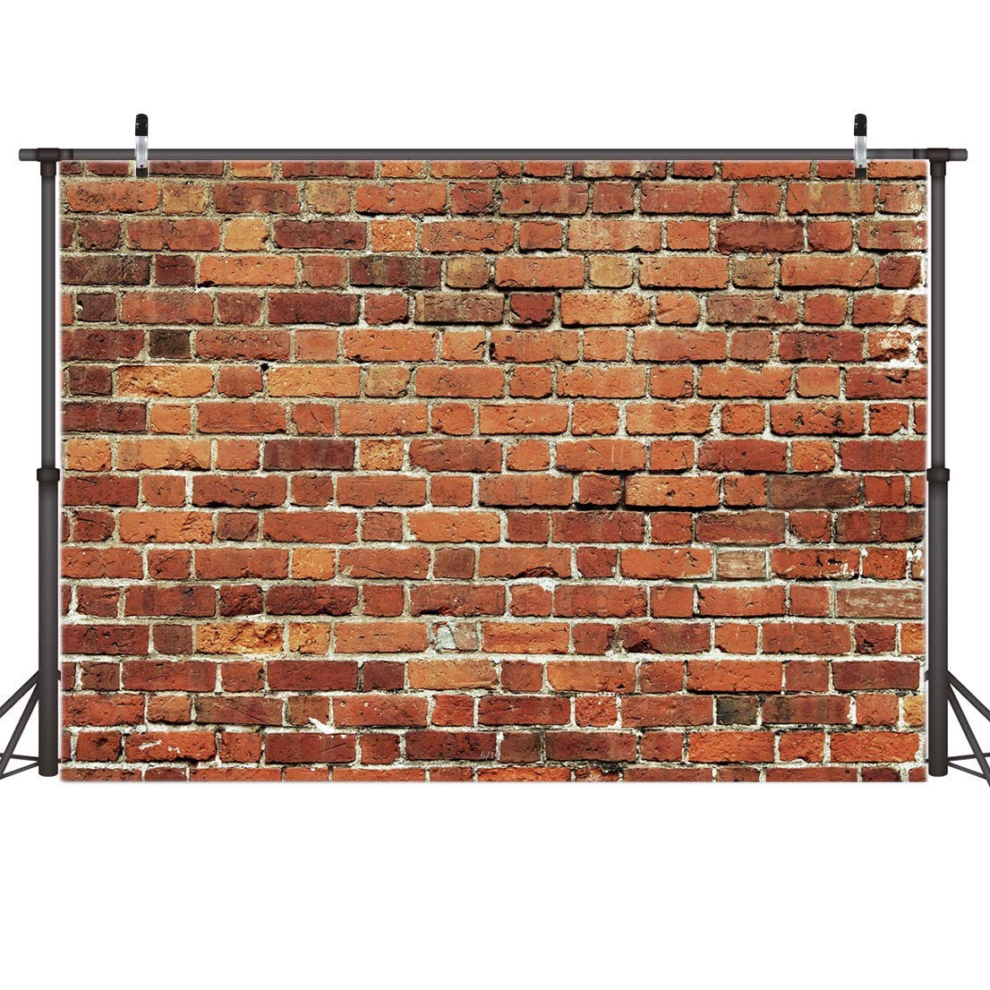 Aiikes 8X6Ft Red Brick Wall Photography Backdrop Thin Vinyl Photo Backdrops Background Baby Birthday Party Wedding Graduation Ho