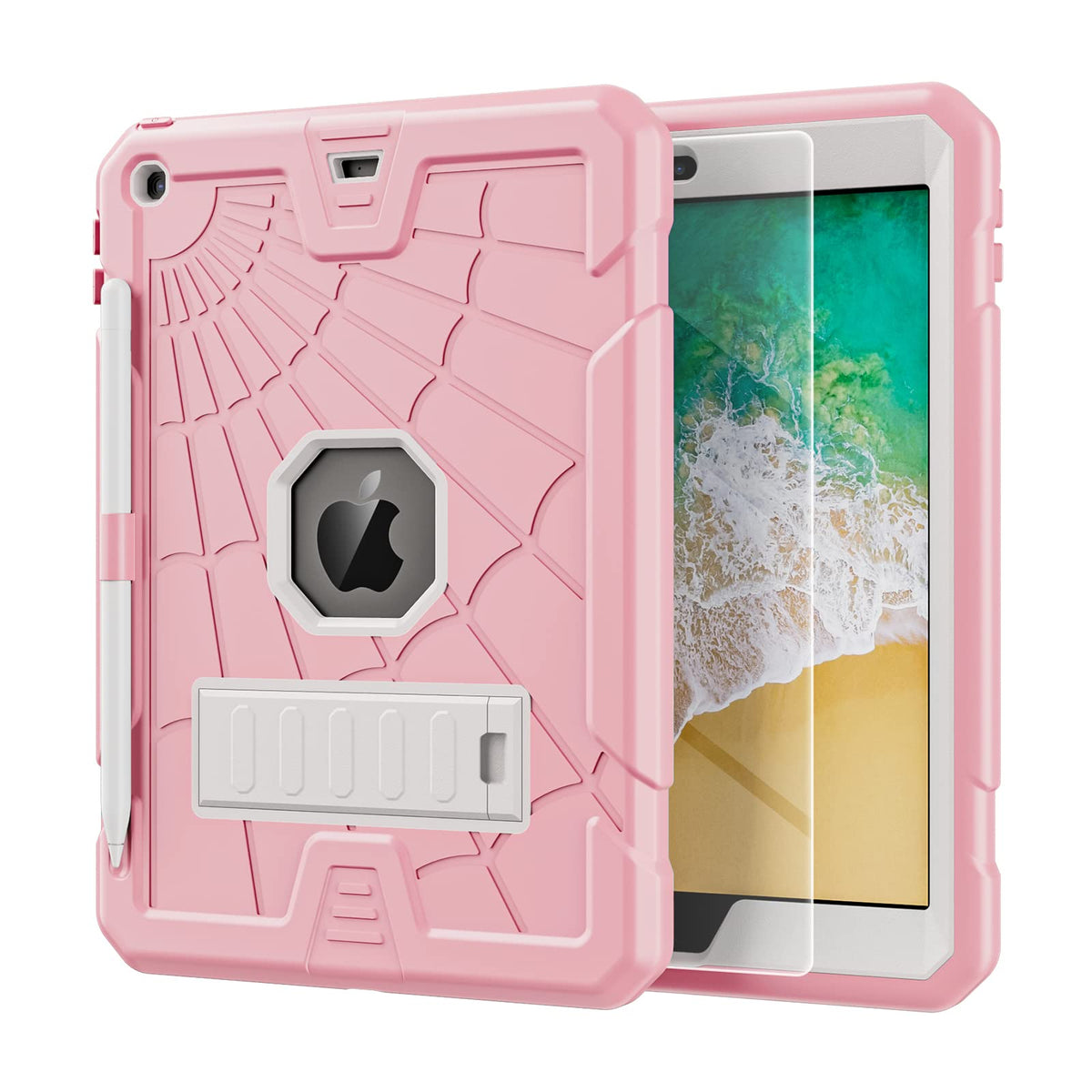 Tsqqst Ipad 9.7 Inch Case 6Th 5Th Generation 2018 2017 For Kids Girls | 6Th Generation Ipad Case With Pencil Holder & Stand | Sl
