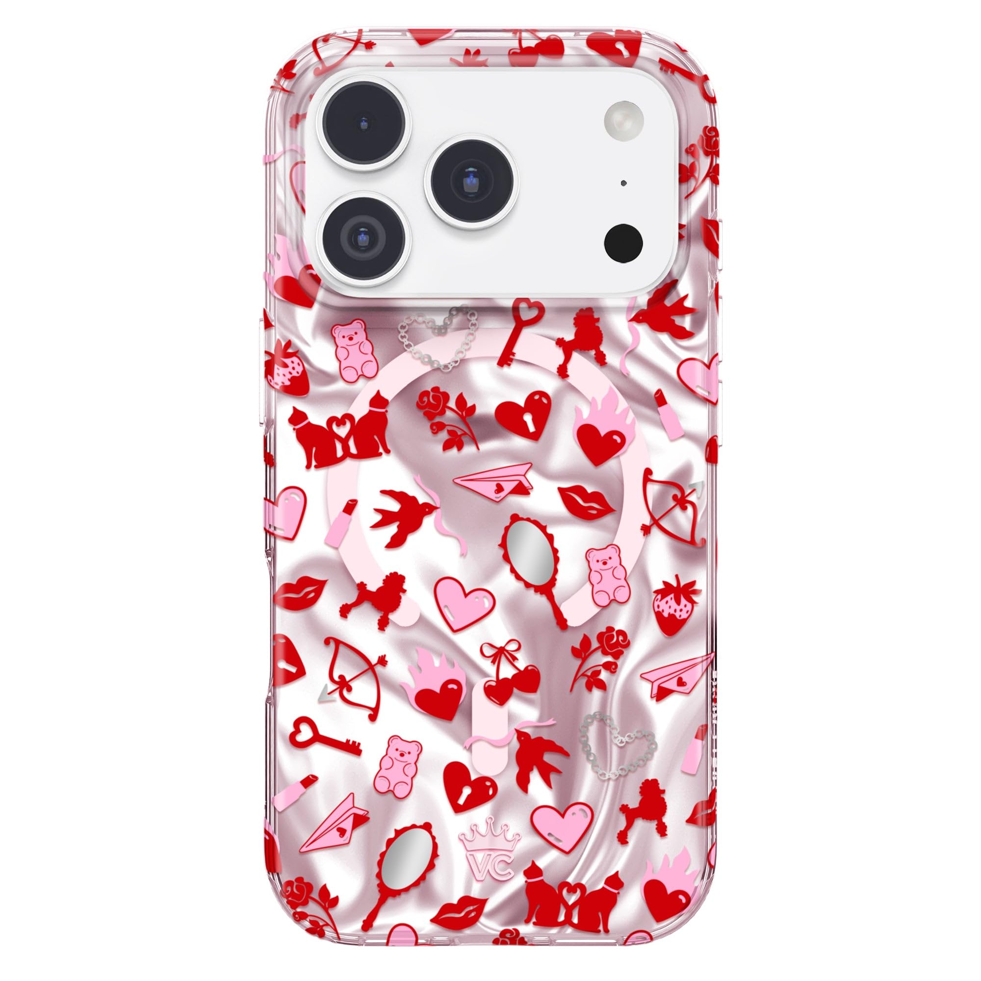 VELVET CAVIAR Case for iPhone 17 Pro | Compatible with MagSafe | 10ft Drop Tested | Protective Valentines Day Cases | Lover Gir