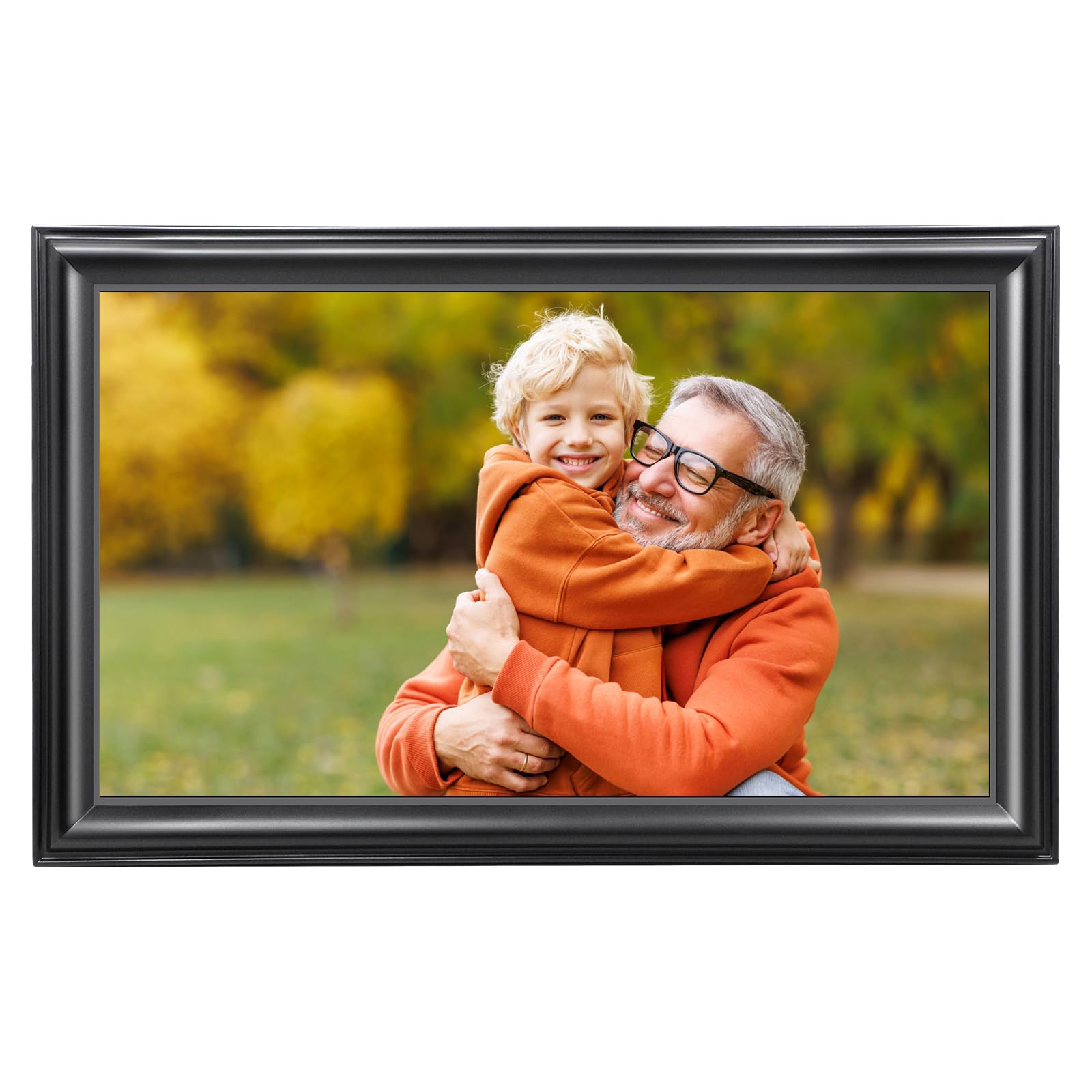 16 Inch Large Digital Picture Frame, Canupdog Wifi Digital Photo Frame With 1920 * 1080 Ips Touchscreen, 32Gb Storage, Auto Rota