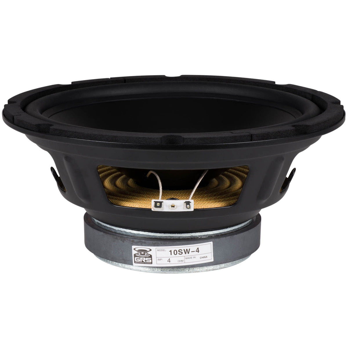 Grs 10Sw-4 10' Poly Cone Subwoofer 4 Ohm