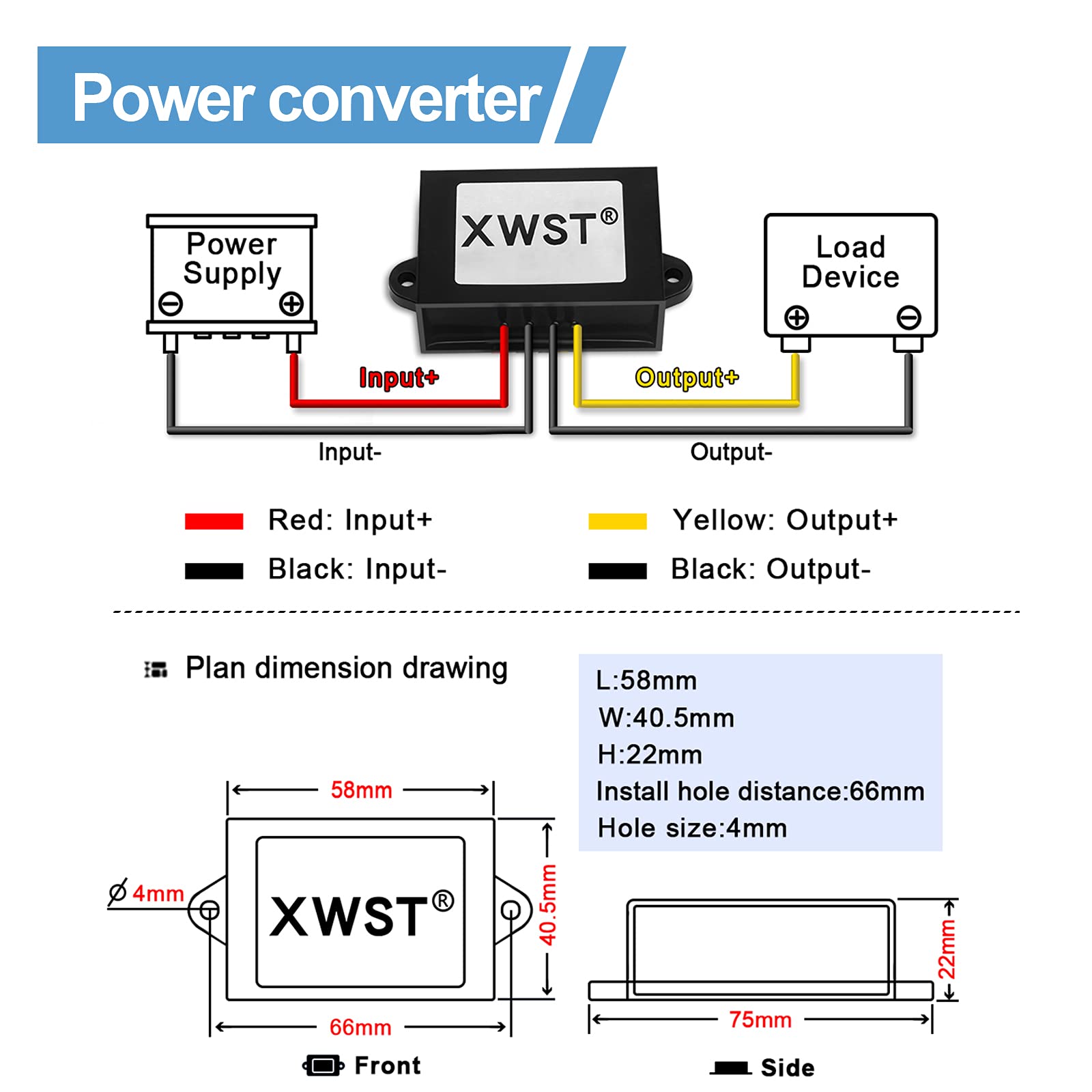 Dc Dc 12V To 15V 4A 9V 13V To 15V Voltage Regulator,Step Up Module,Boost Converter,Waterproof Power Adapt 60W 15V Volt Transform