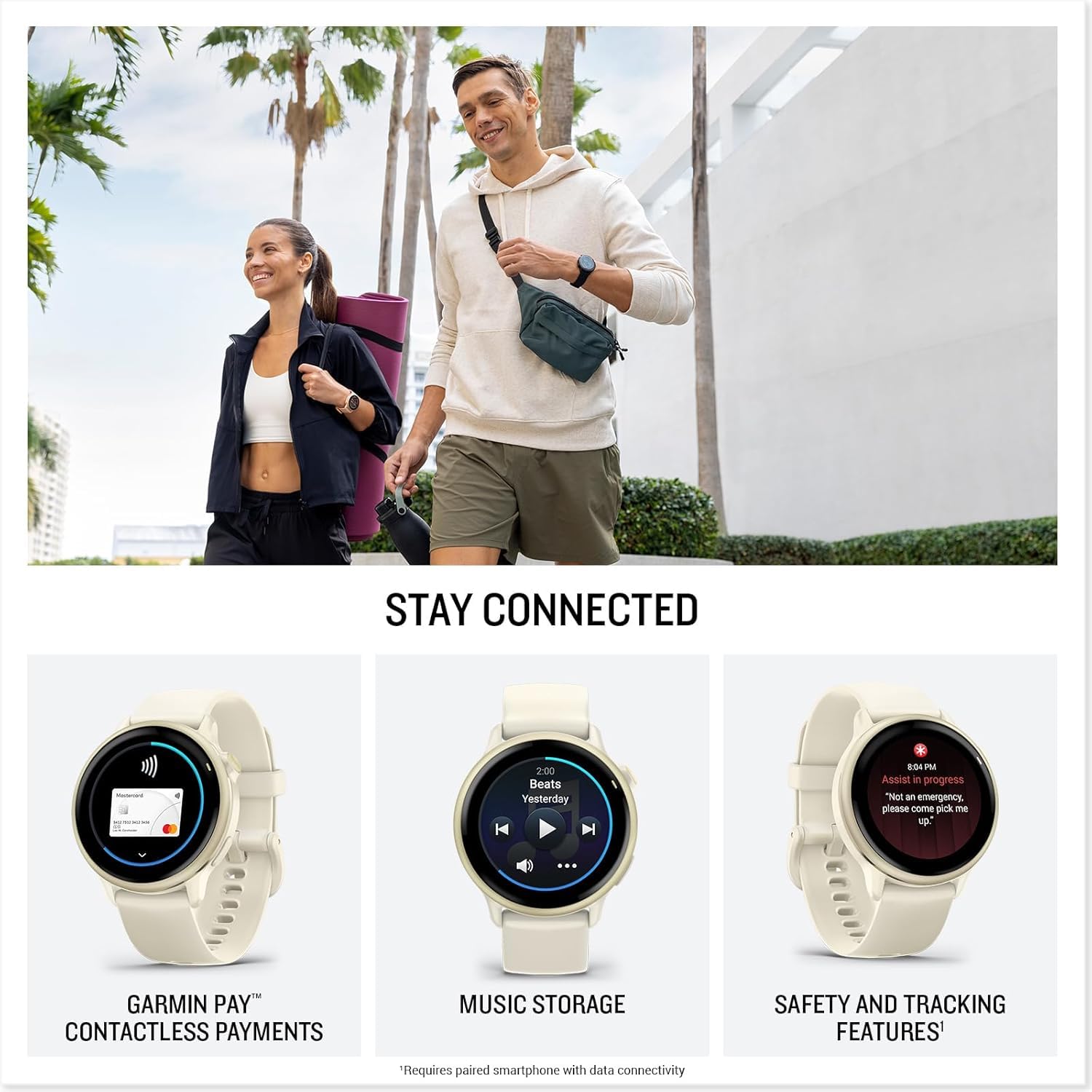 Garmin Vivoactive 6 Gps Smartwatch With Amoled Display, Lunar Gold | Advanced Health And Fitness Features, Up To 11 Day Battery,