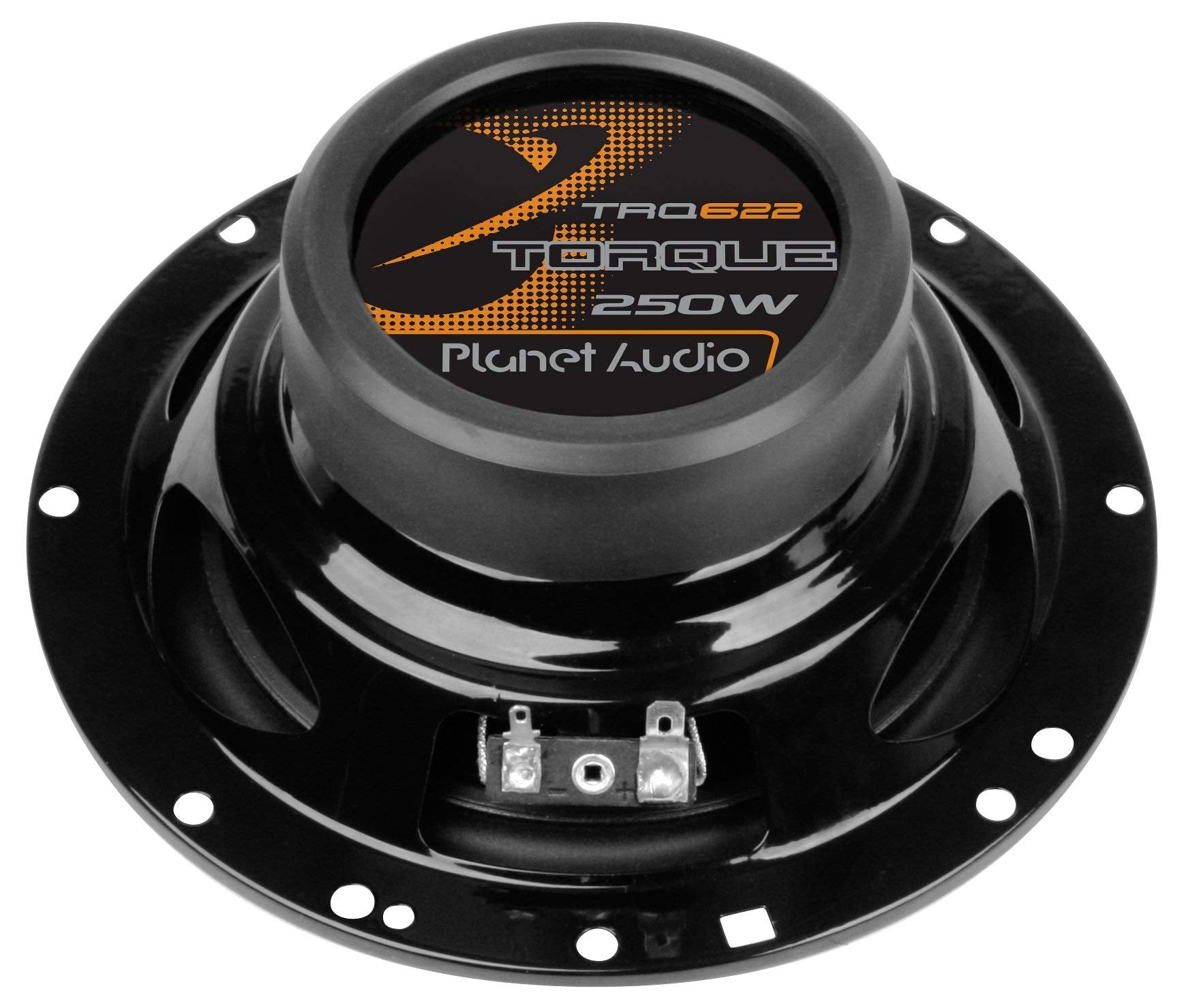 Planet Audio TRQ622 6.5 Inch 2-Way Full Range Car Speakers 250W Poly Injection Black