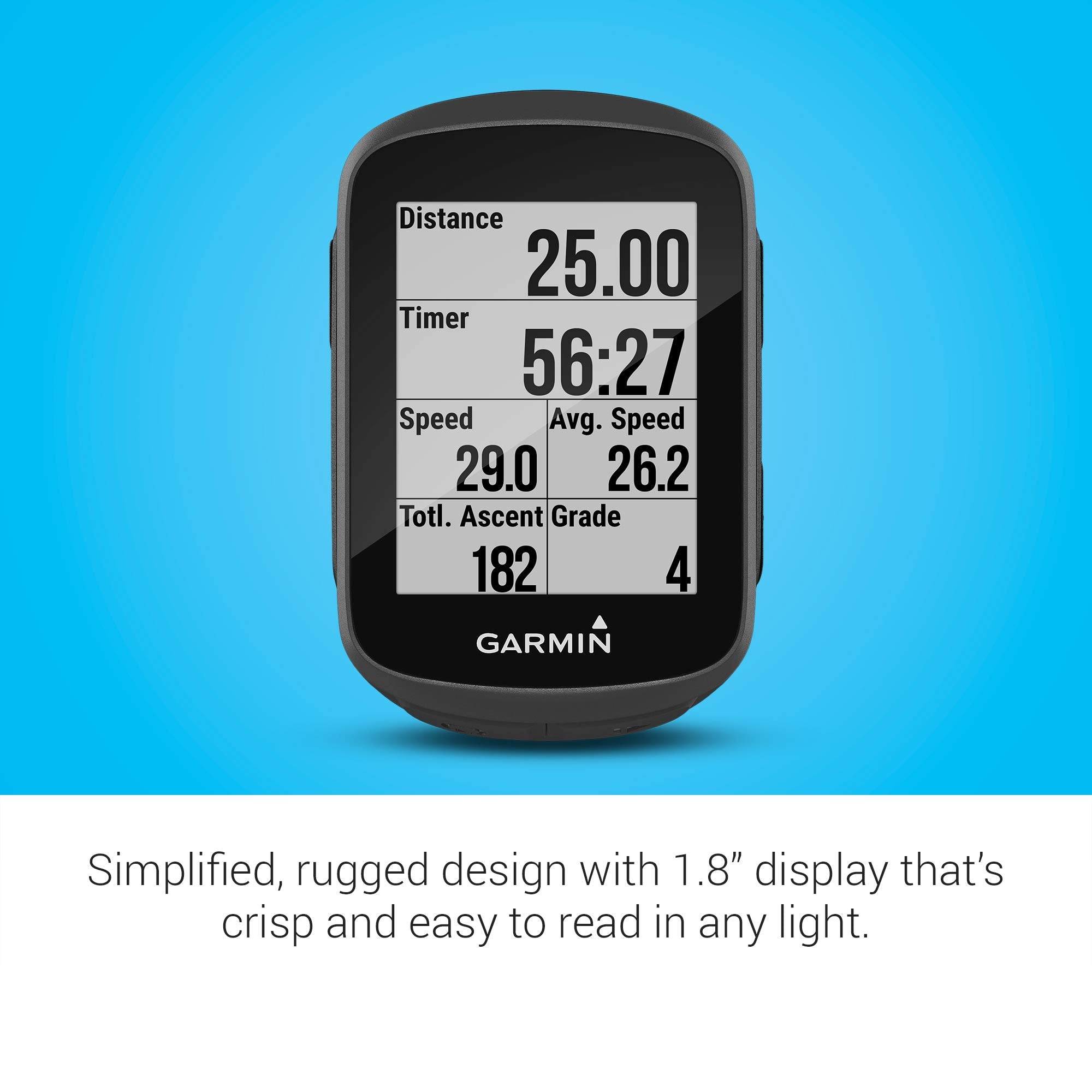 Garmin Edge 130 Plus, Gps Cycling/Bike Computer, Download Structure Workouts, Climbpro Pacing Guidance And More (010 02385 00),