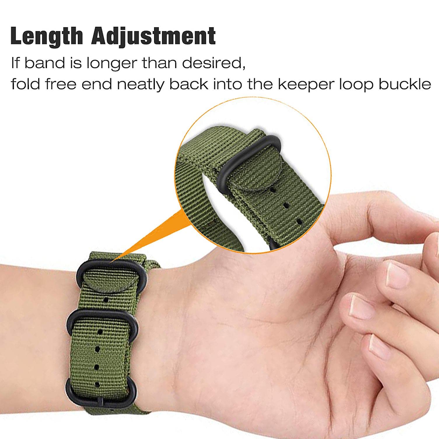 Abanen Nylon Bands For Fitbit Charge 6 / Charge 5, Woven Nylon Quick Dry Band Wrist Strap With Stainless Steel Ring Clasp Adjust