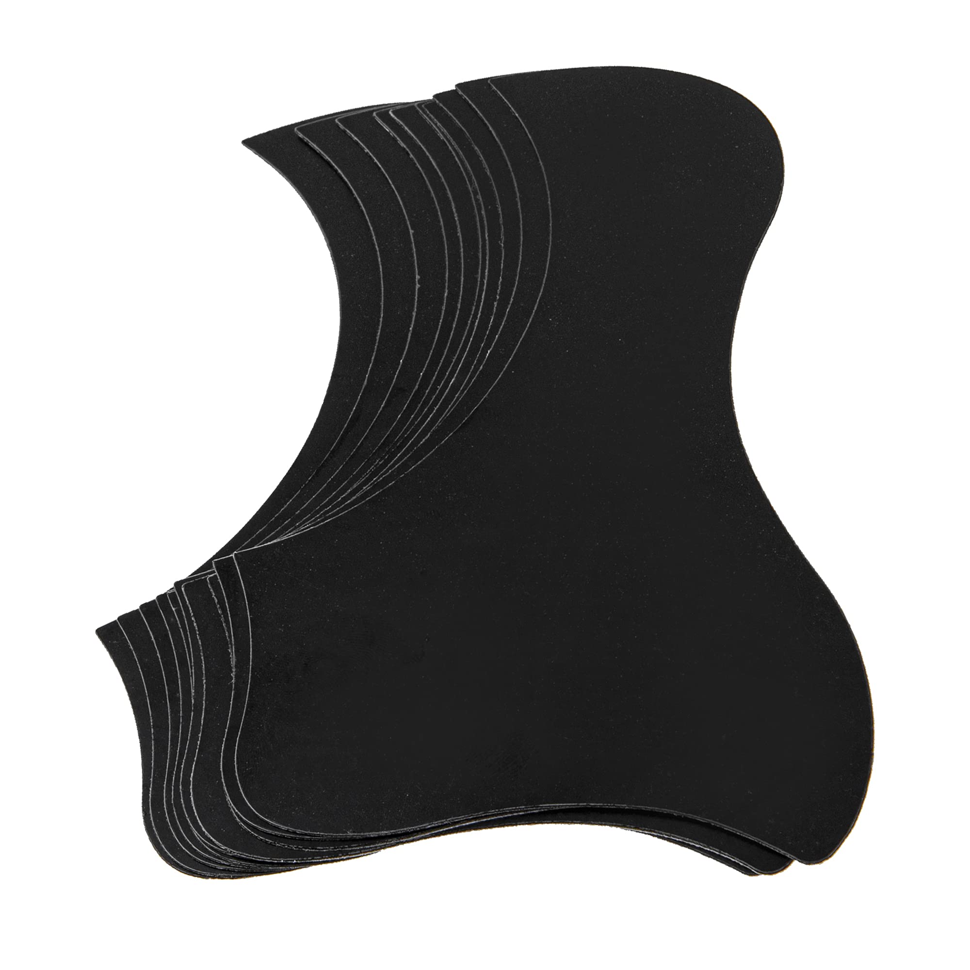 20Pcs Yootones Acoustic Guitar Pickguard Hummingbird Shaped & Water Shaped Compatible With Acoustic Guitar (Black)