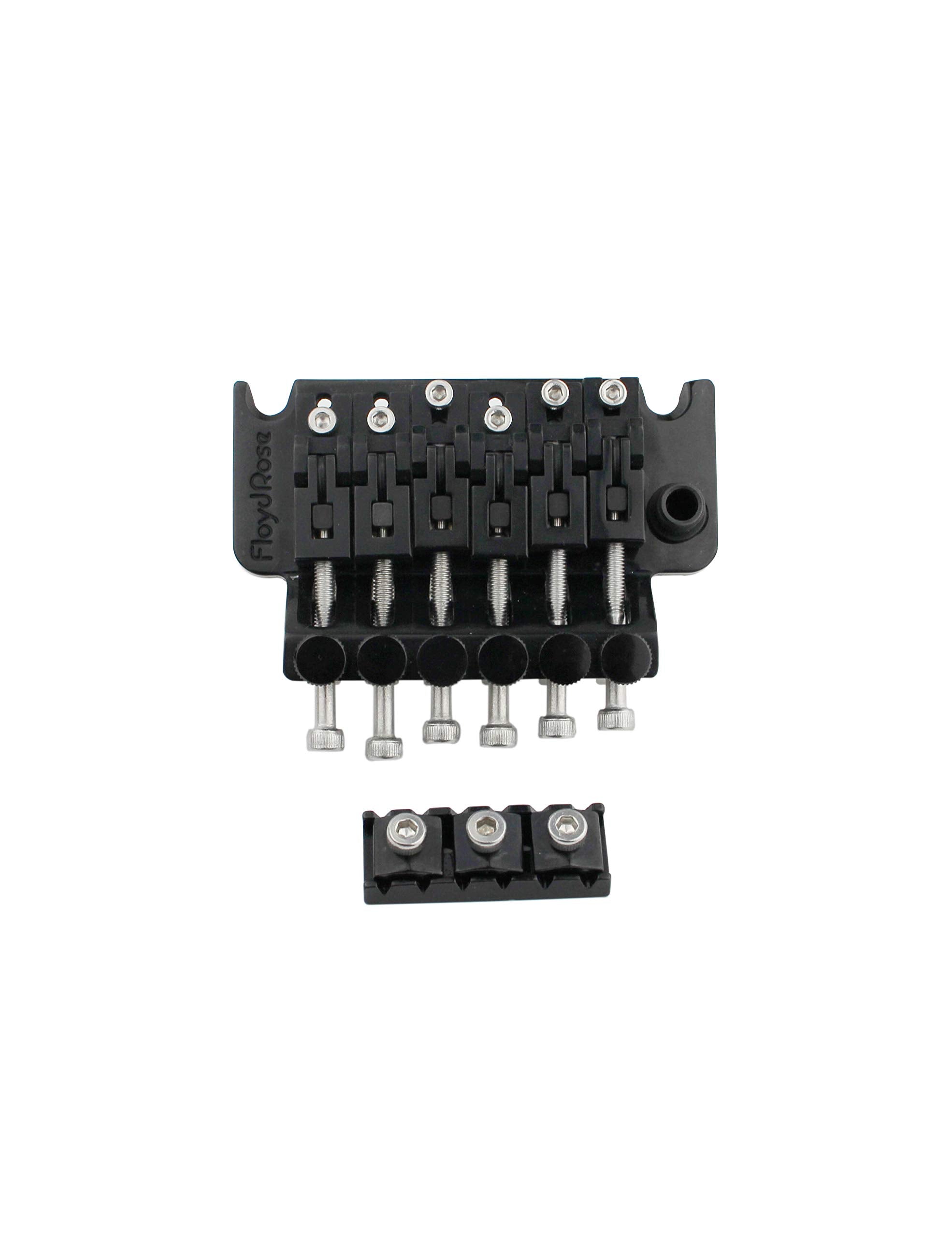 Guyker 6 Pcs String Lock Screws, 3 Pcs Locking Nut Screws And 6 Pcs Saddle Mounting Screws For Fr Tremolo System Bridge Electric