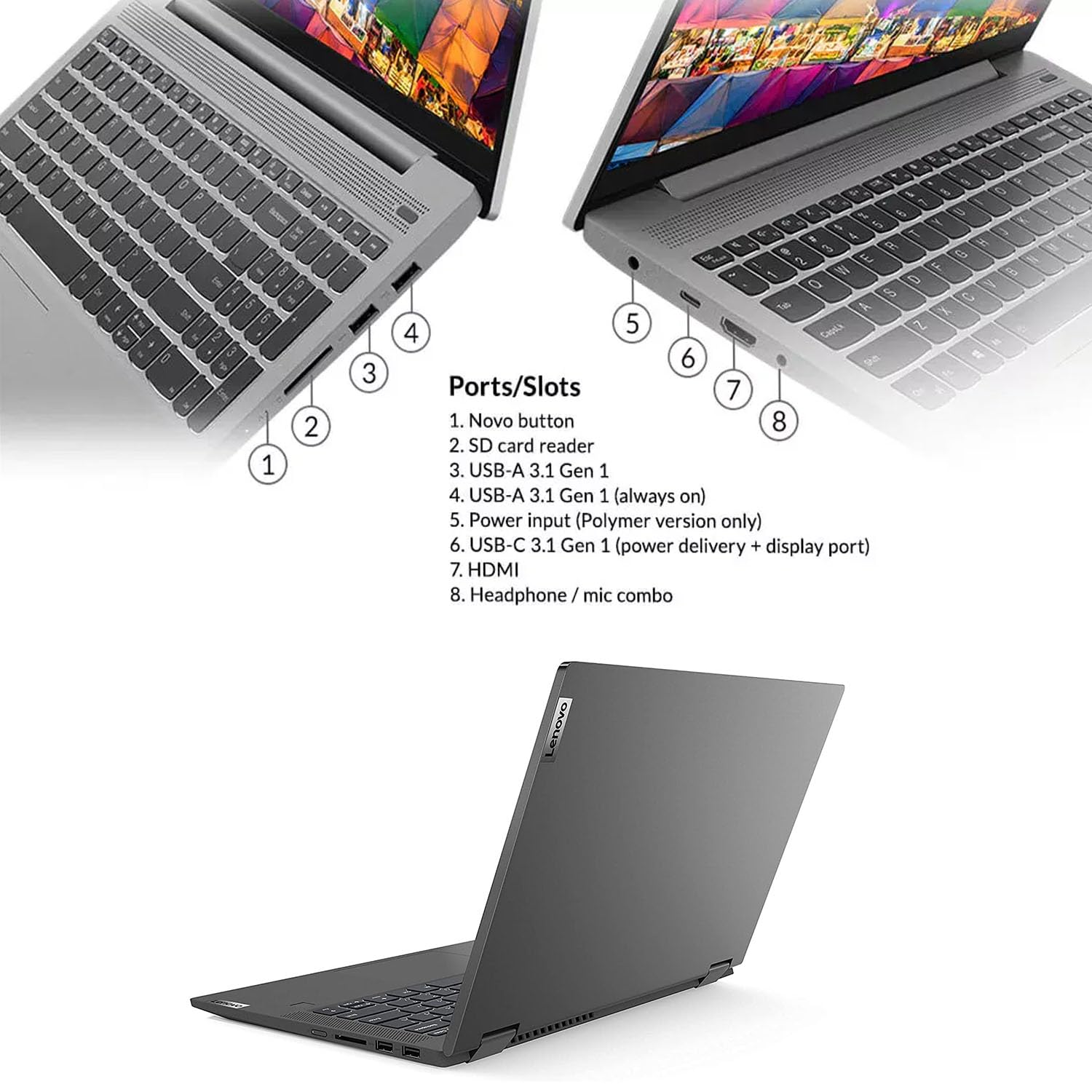 Lenovo Flex 5 Laptop, 14 Inch 2.2K Ips Touchscreen Display, 2 In 1, Amd Ryzen 7 5700U, Backlit Keyboard, Fingerprint Reader, Lon